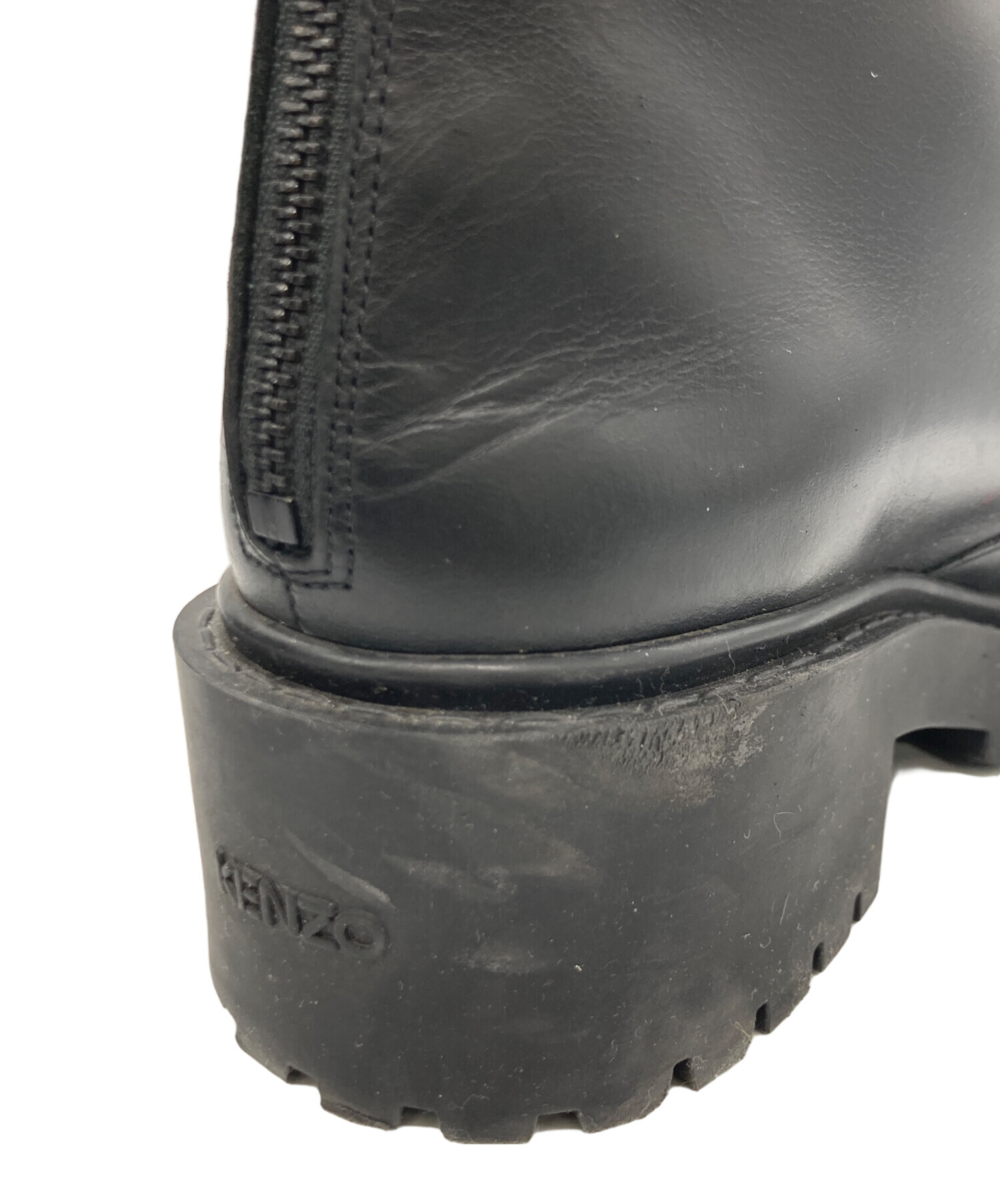 中古・古着通販】KENZO (ケンゾー) KENZO レースアップブーツ ブラック