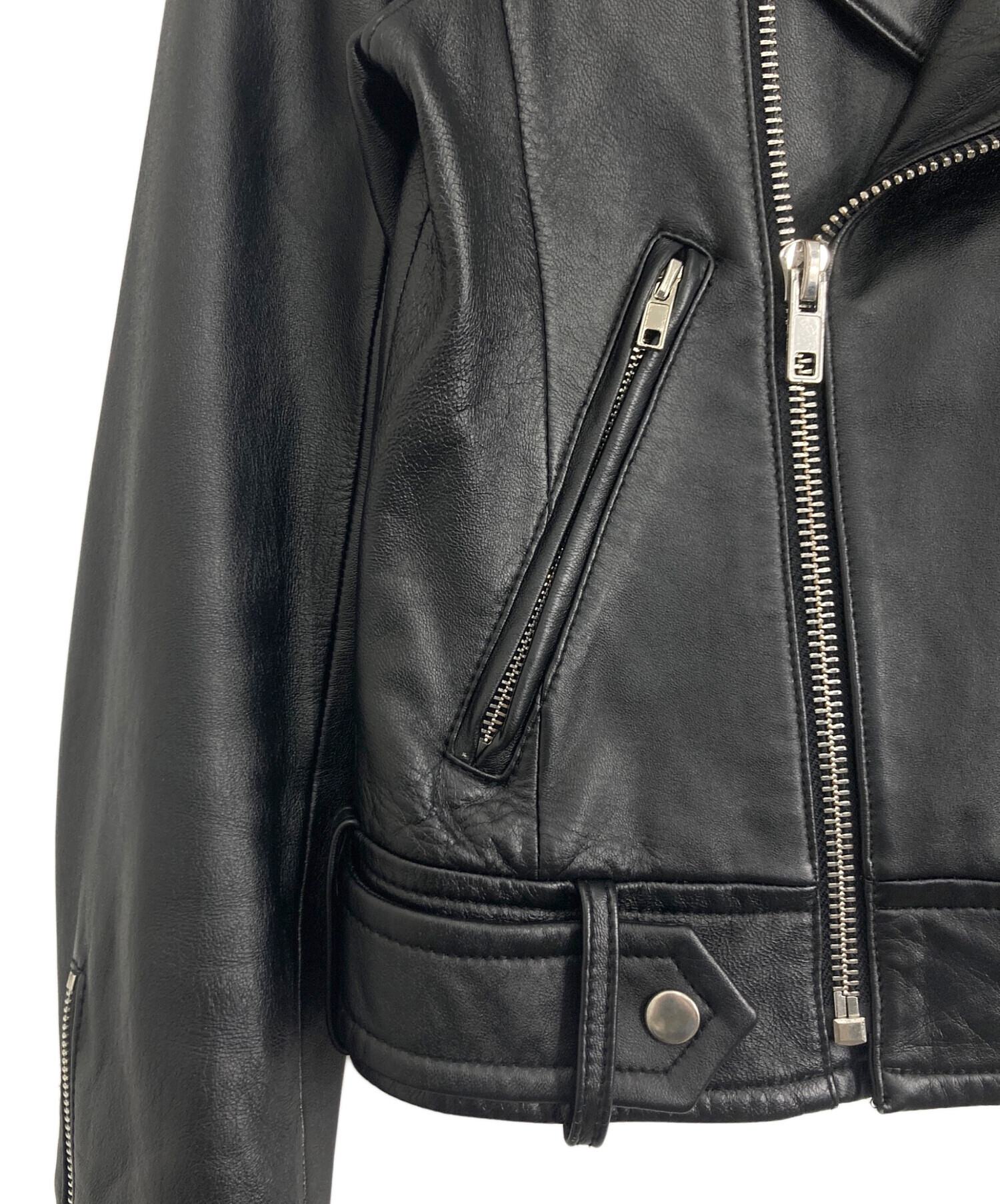 TODAYFUL トゥデイフル　ブラック　レザー　ジャケット 中古・古着通販】TODAYFUL (トゥデイフル) TODAYFUL ラムレザー