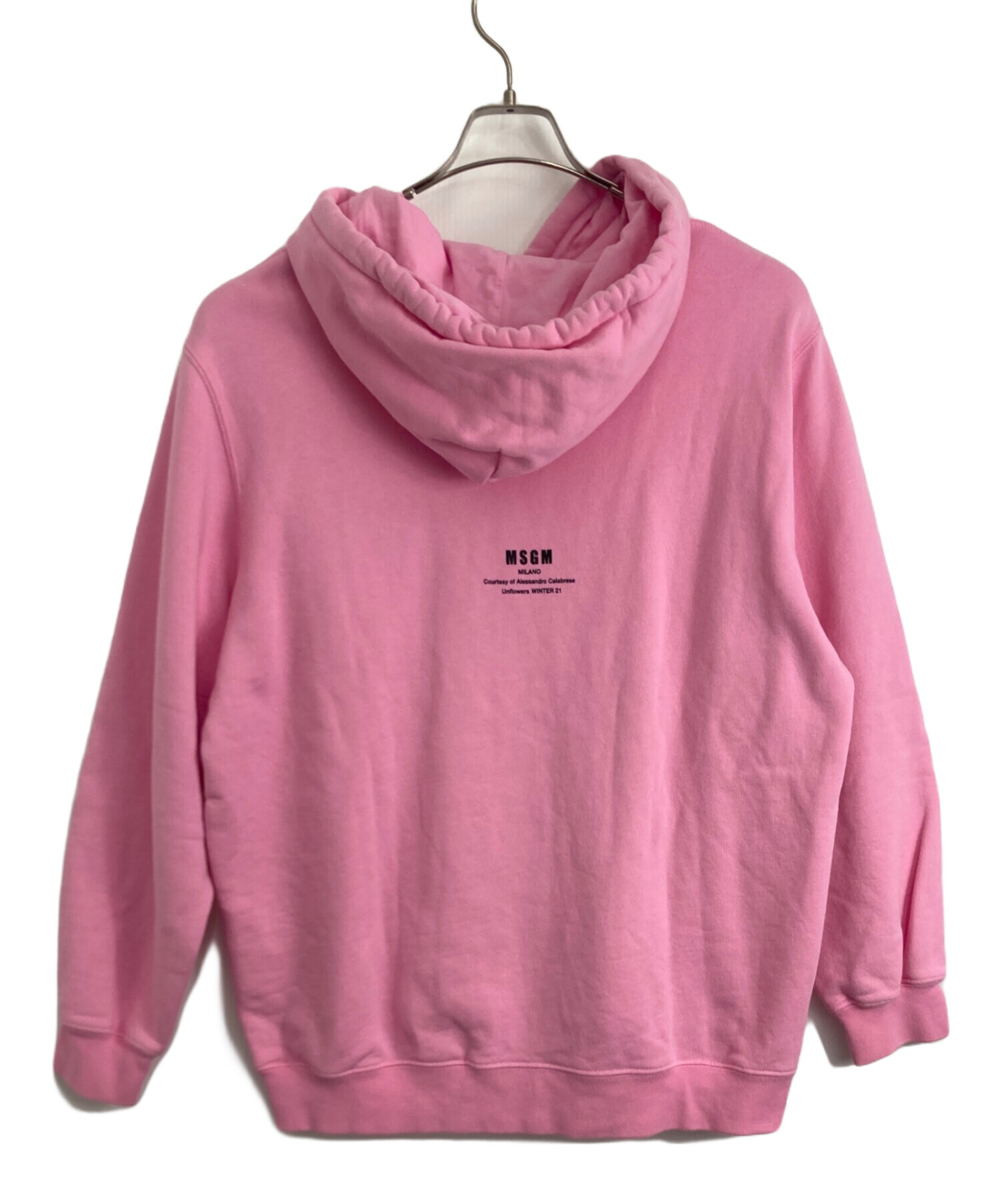 MSGM エムエスジーエム　パーカー フーディ　中古品 MSGM（エムエスジーエム） パーカー/プルオーバー ロゴ メンズ 長袖