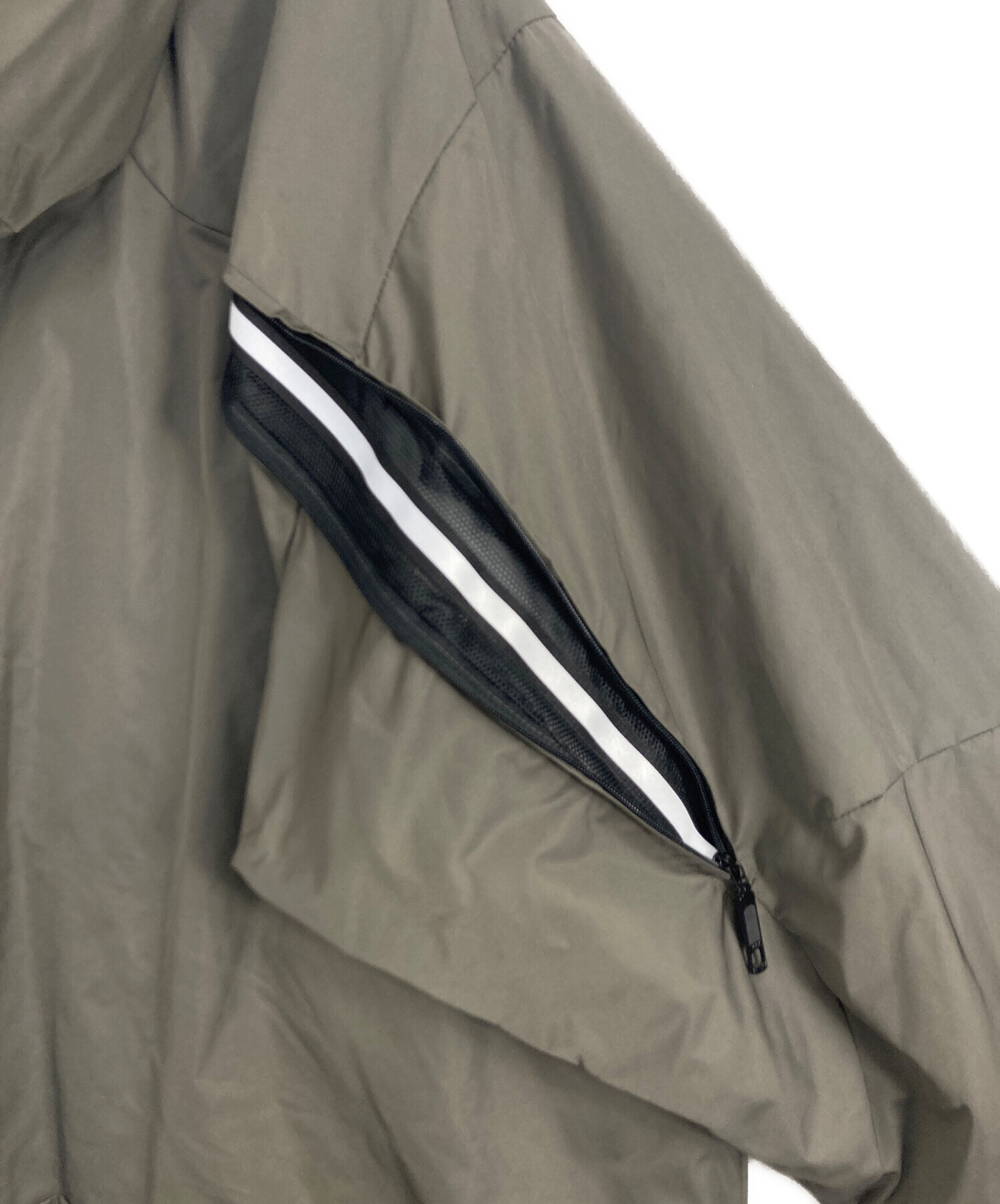 中古・古着通販】URU (ウル) HOODED PADDING JACKET グレー サイズ:2 