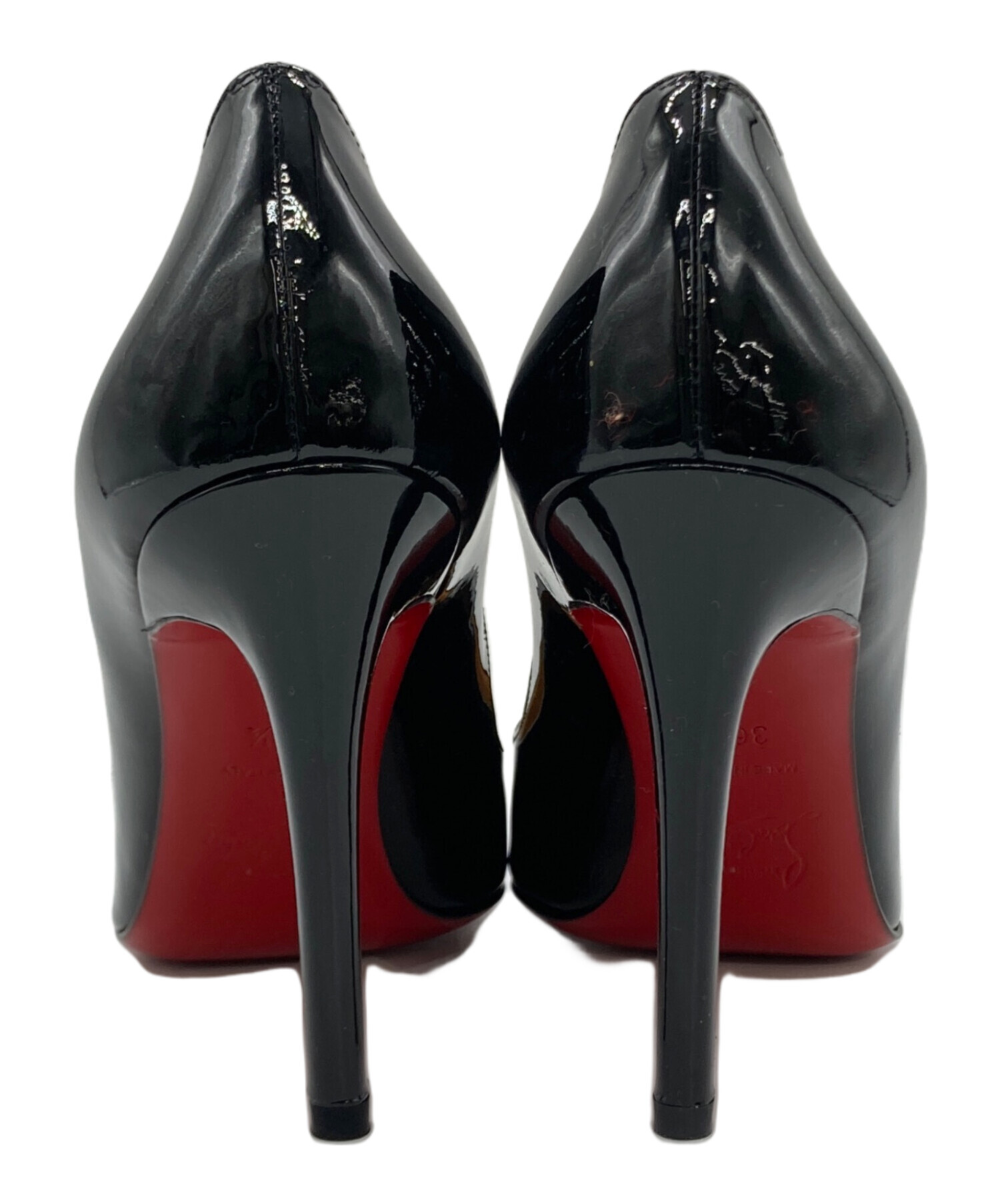 美品！正規品　Christian Louboutin ブラック ハイヒール　36 中古・古着通販】Christian Louboutin (クリスチャン・ルブタン