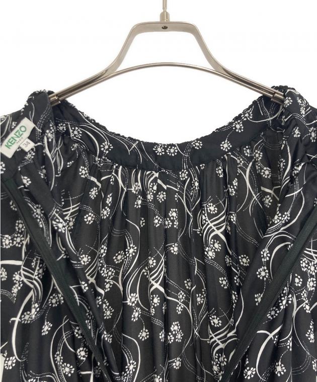 ケンゾーKenzo シルクワンピースドレス 羽織り 着物 シルクコートXS H&MケンゾーKenzo シルクワンピースドレス 羽織り 着物 シルク