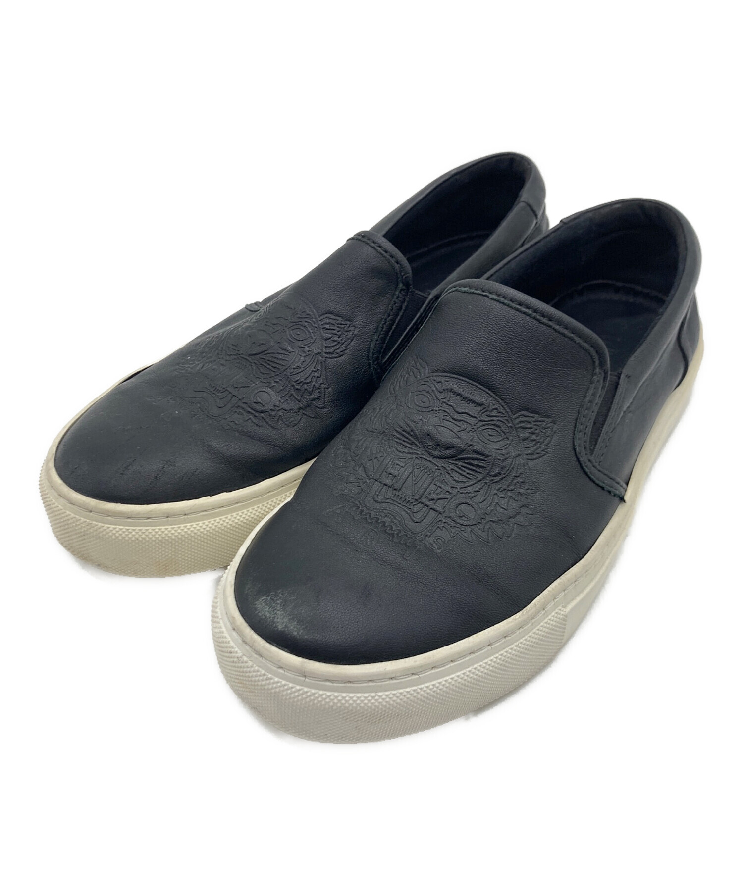 中古・古着通販】KENZO (ケンゾー) KENZO スリッポン ブラック サイズ 