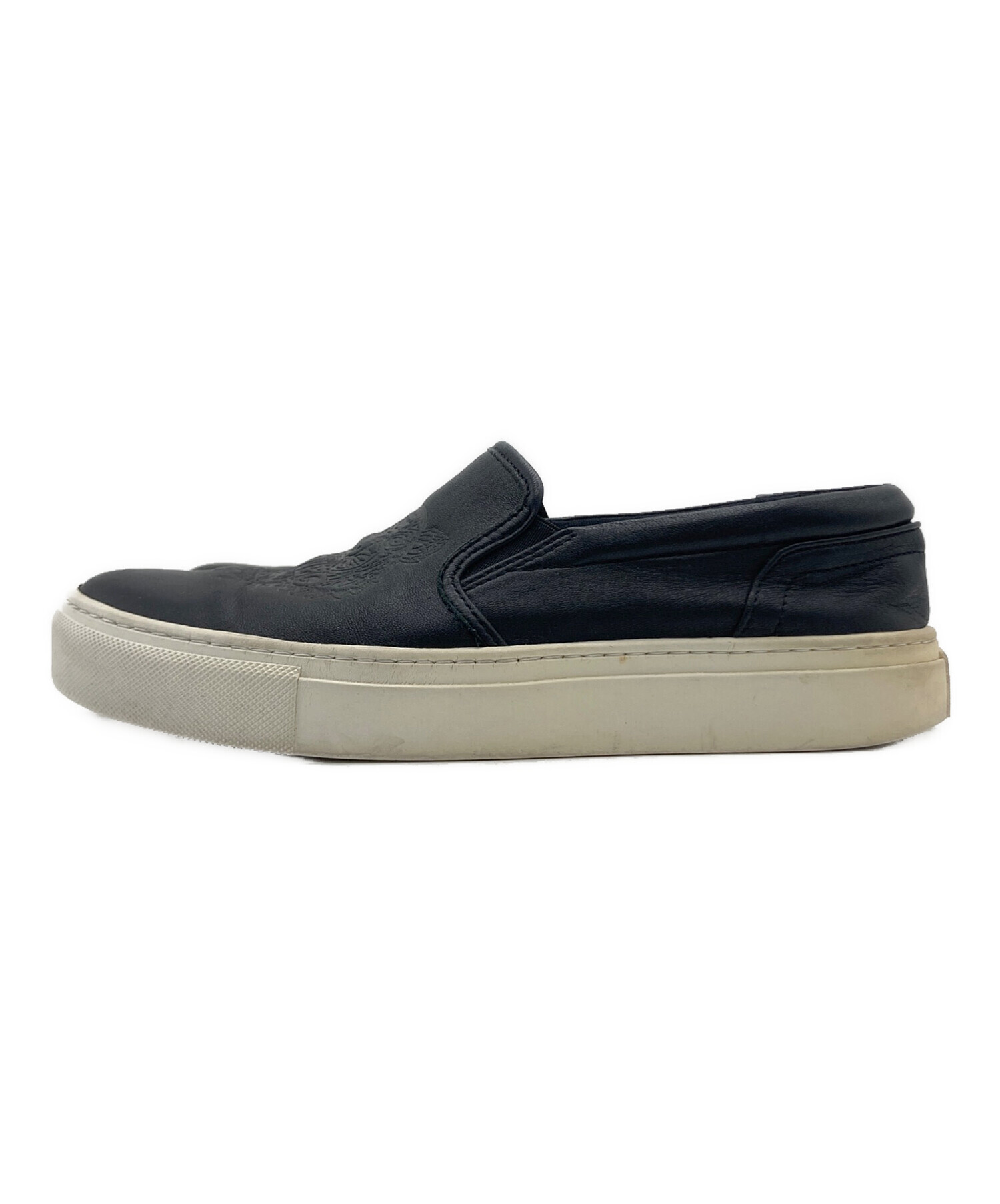 中古・古着通販】KENZO (ケンゾー) KENZO スリッポン ブラック サイズ 