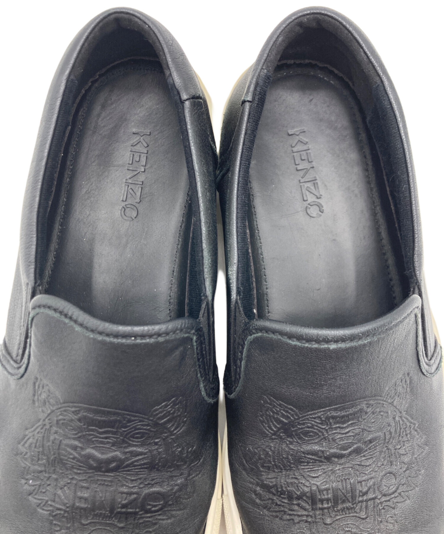 中古・古着通販】KENZO (ケンゾー) KENZO スリッポン ブラック サイズ 