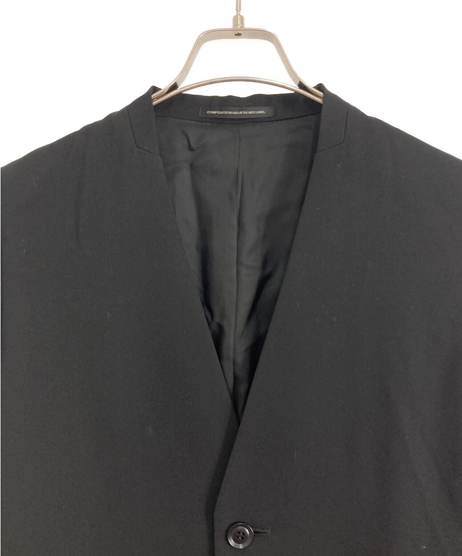 中古・古着通販】Y's (ワイズ) ロングジャケット ブラック サイズ:1