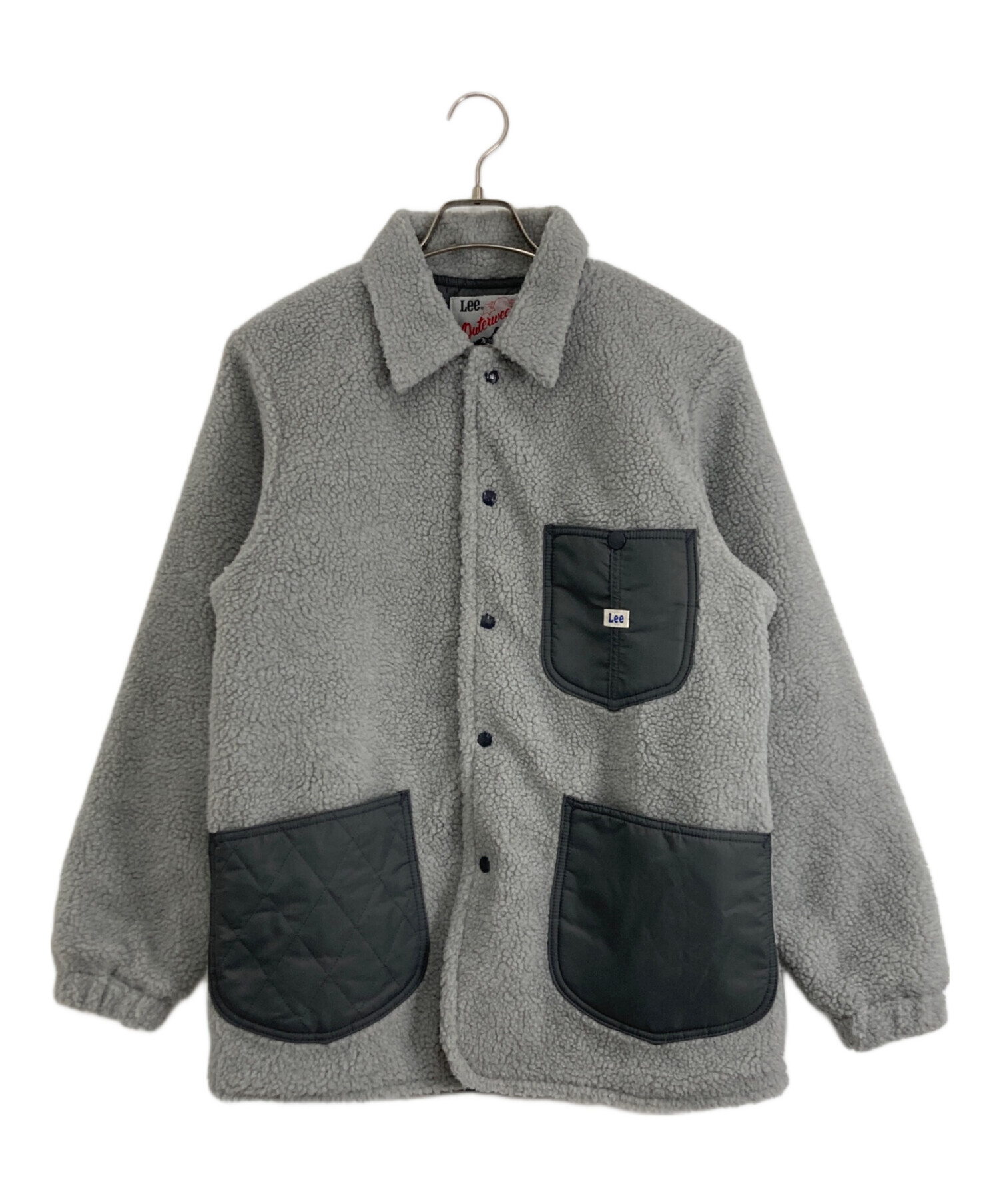 中古・古着通販】LEE (リー) ボアジャケット グレー サイズ:S