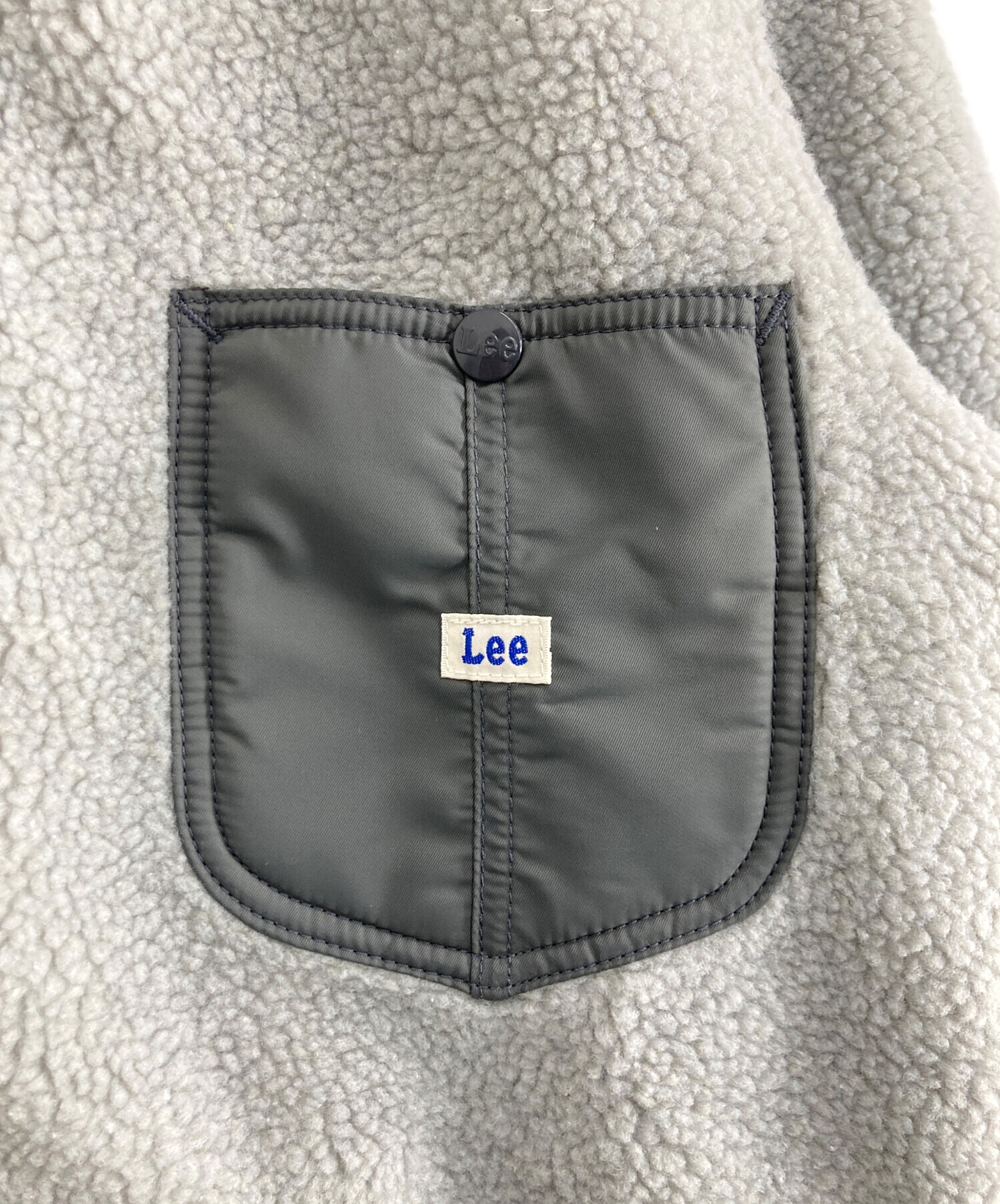 中古・古着通販】LEE (リー) ボアジャケット グレー サイズ:S