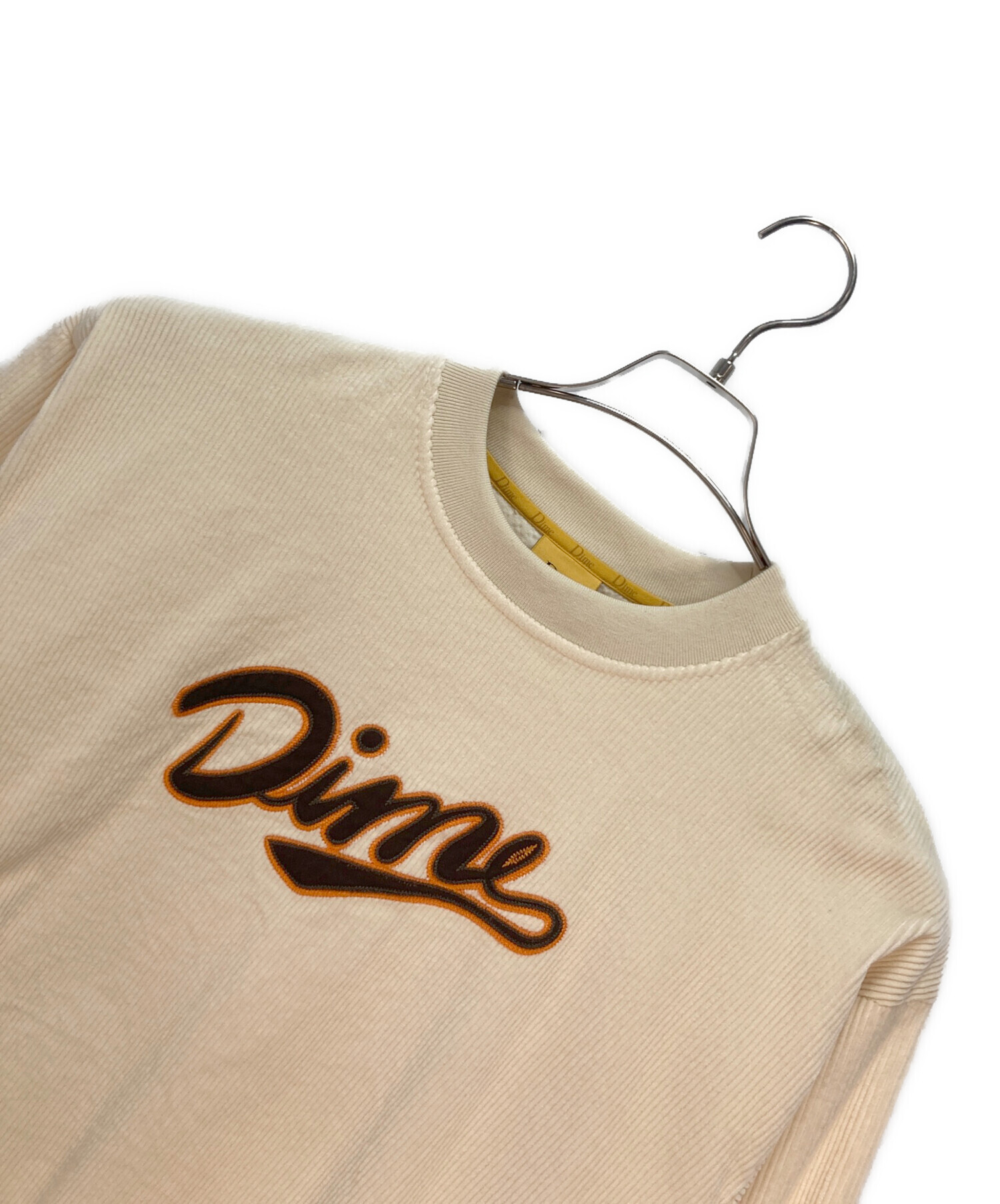 中古・古着通販】Dime (ダイム) スウェット アイボリー×オレンジ