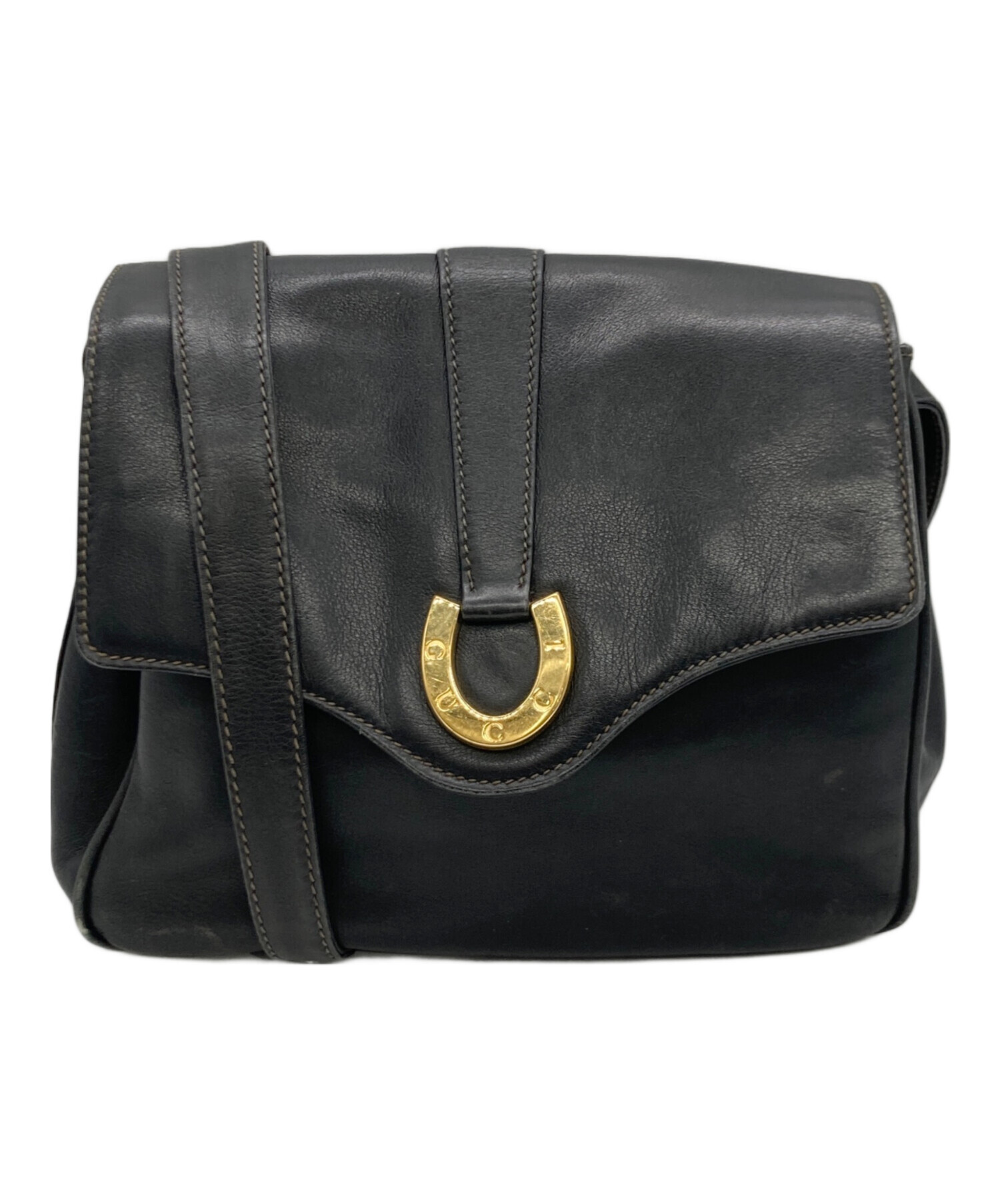 中古・古着通販】GUCCI (グッチ) GUCCI ホースシュー ショルダーバッグ