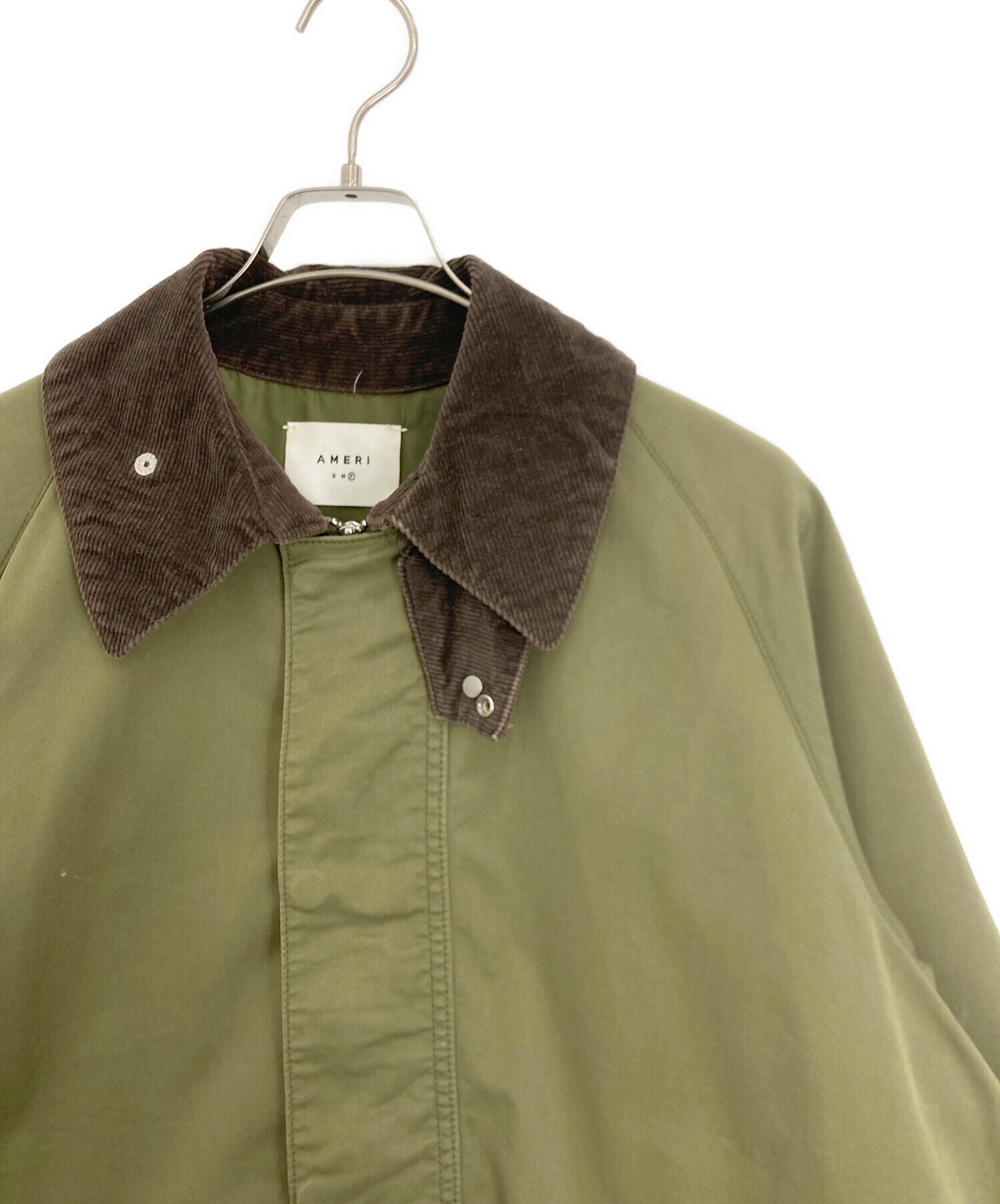 中古・古着通販】AMERI (アメリ) CORDUROY COLLAR MILITARY COAT 