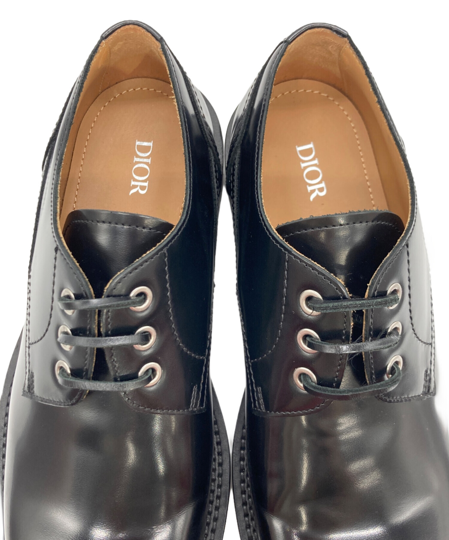 中古・古着通販】Dior (ディオール) CARLO DERBY CALF ブラック サイズ