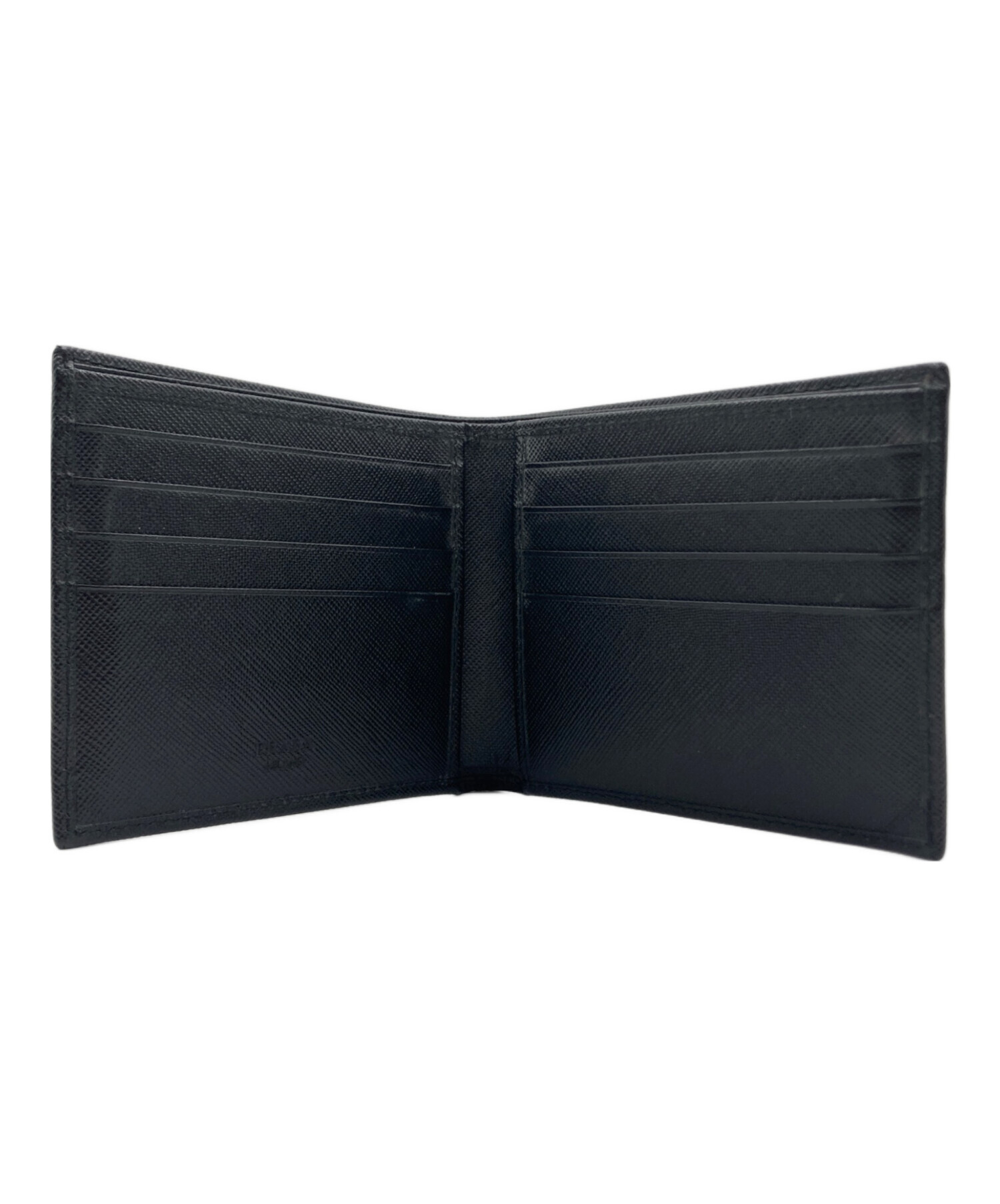 中古・古着通販】PRADA (プラダ) PRADA 2つ折り財布 ブラック