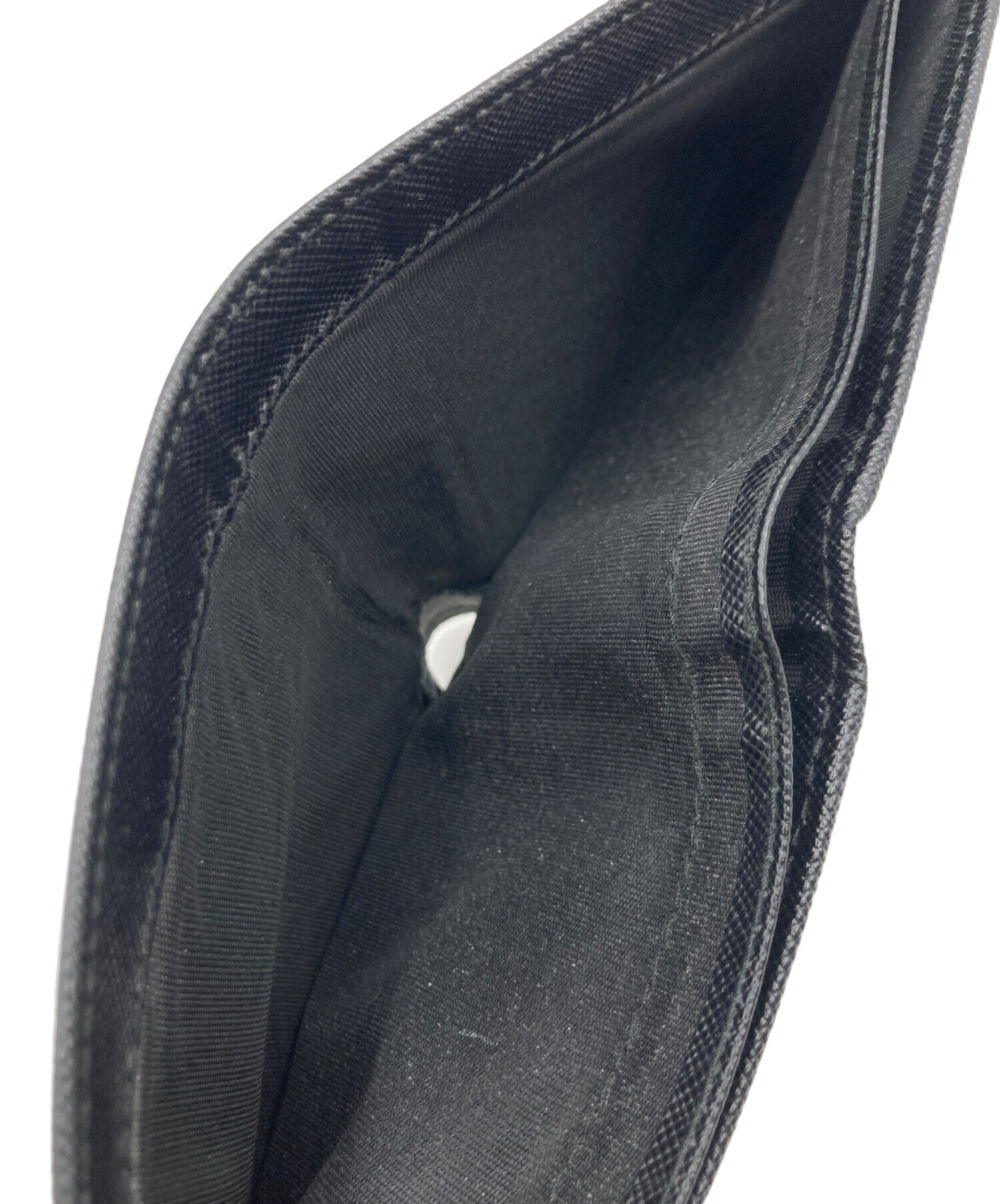 中古・古着通販】PRADA (プラダ) PRADA 2つ折り財布 ブラック