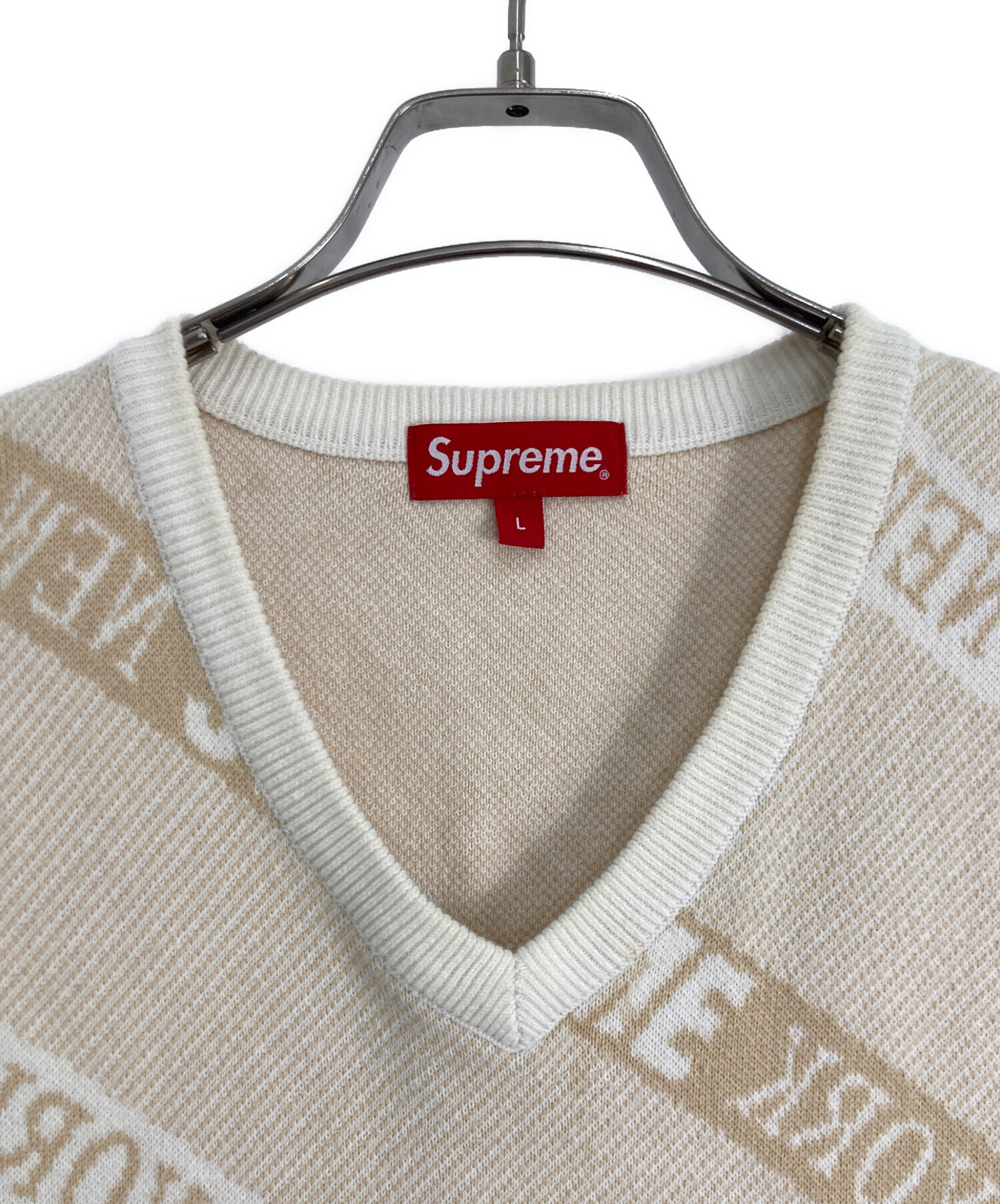 中古・古着通販】SUPREME (シュプリーム) stripe sweater vest