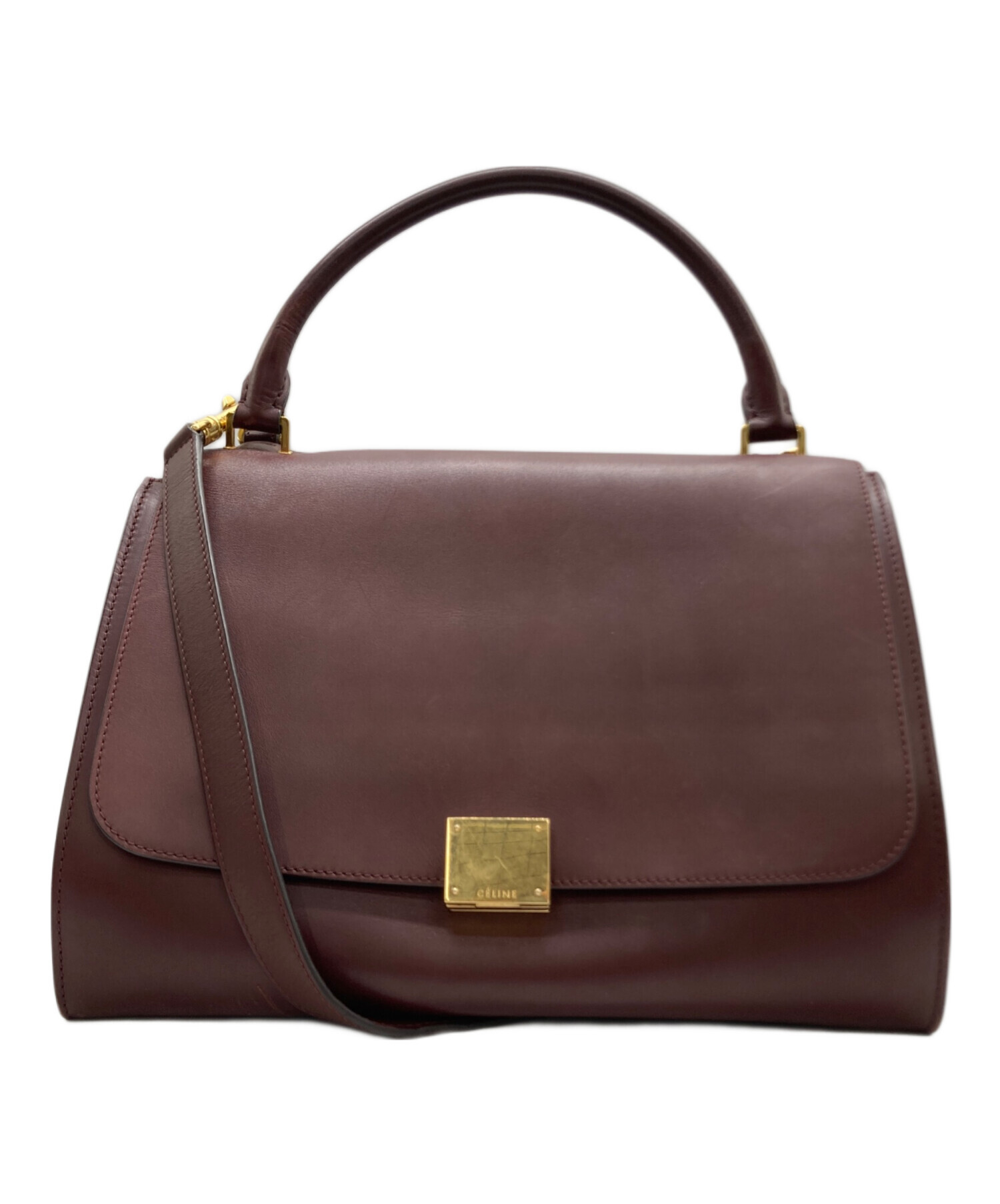 本物□美品□CELINE□セリーヌ□トラペーズ□レザー×スエード 本物□美品□CELINE□セリーヌ□トラペーズ□レザー×スエード