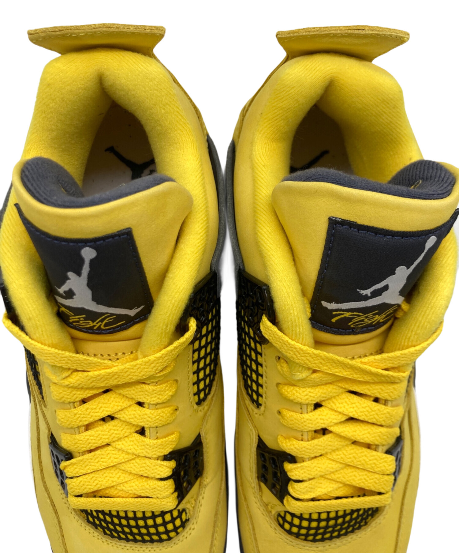 中古・古着通販】NIKE (ナイキ) NIKE AIR JORDAN 4 RETRO イエロー 