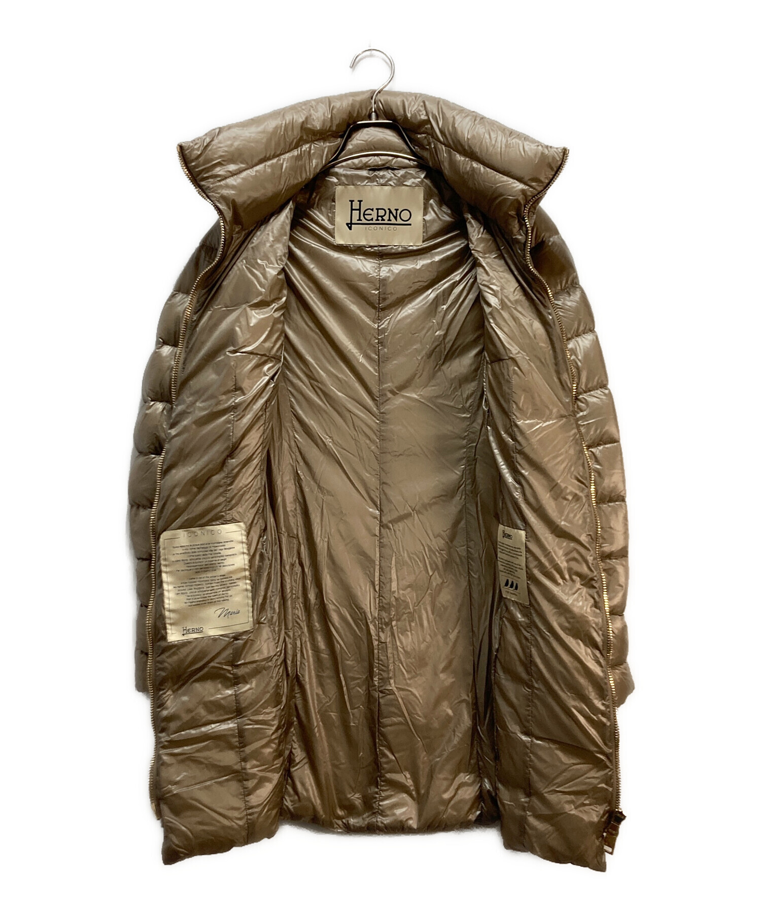 タグ付き☆ヘルノ Maria ダウンICONICO ダブルジップ　LLサイズ 中古・古着通販】HERNO (ヘルノ) HERNO Maria Zipped Jacket