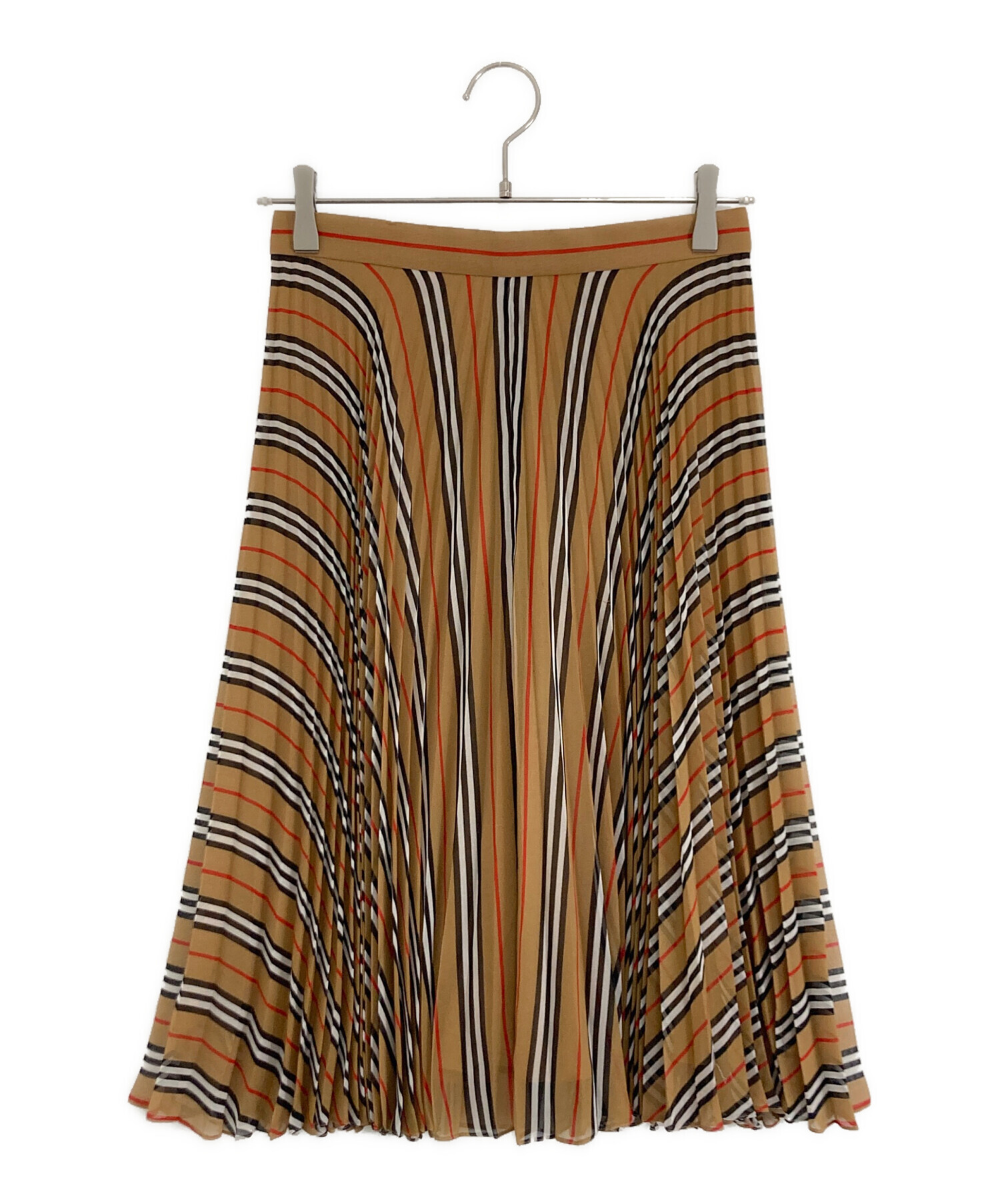 ✨極美品✨バーバリー 膝丈スカート ノバチェック プリーツ サイド