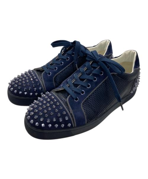 Christian Louboutin 青 パターン スニーカー 新品未使用品 中古・古着通販】Christian Louboutin (クリスチャン・ルブタン