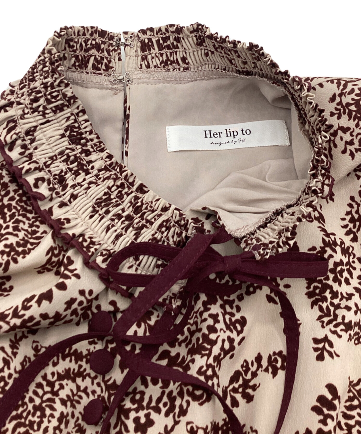 中古・古着通販】HER LIP TO (ハーリップトゥ) Winter Floral Long