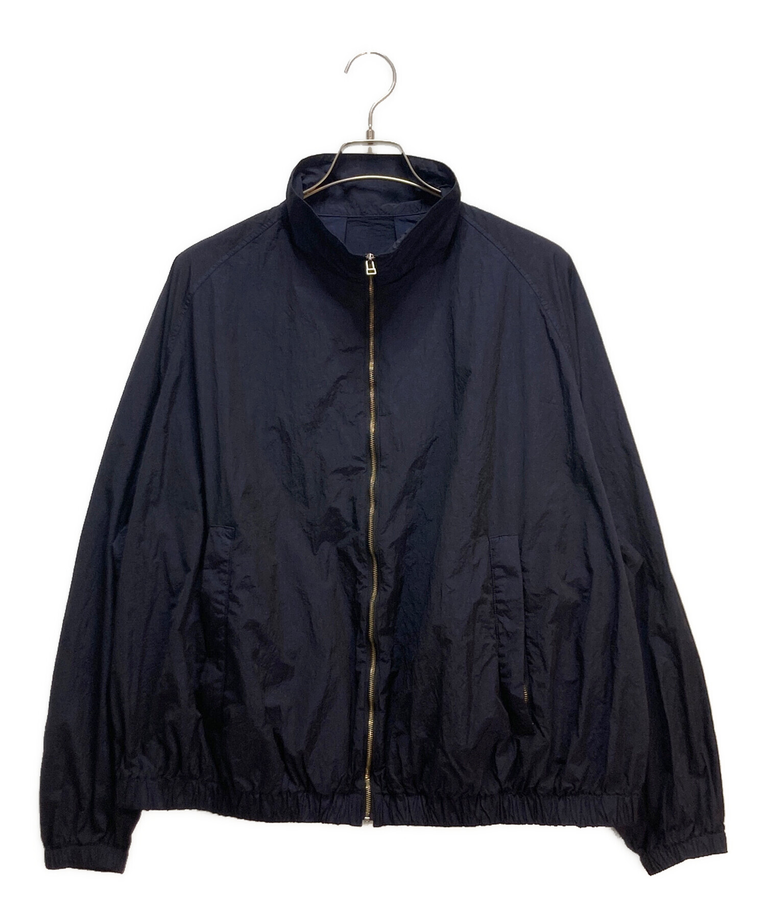 中古・古着通販】URU (ウル) TASLAN NYLON - ZIP UP BLOUSON ネイビー 