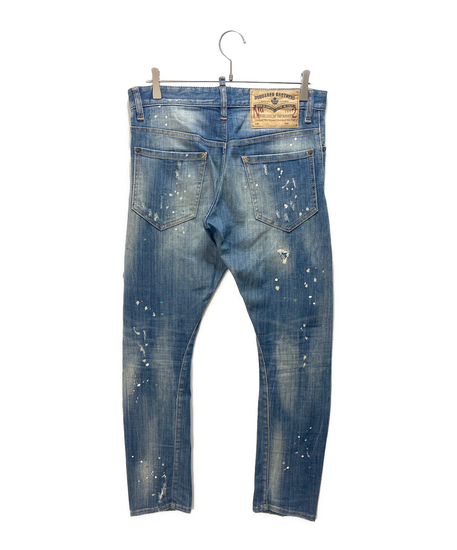 中古・古着通販】DSQUARED2 (ディースクエアード) ダメージペイント