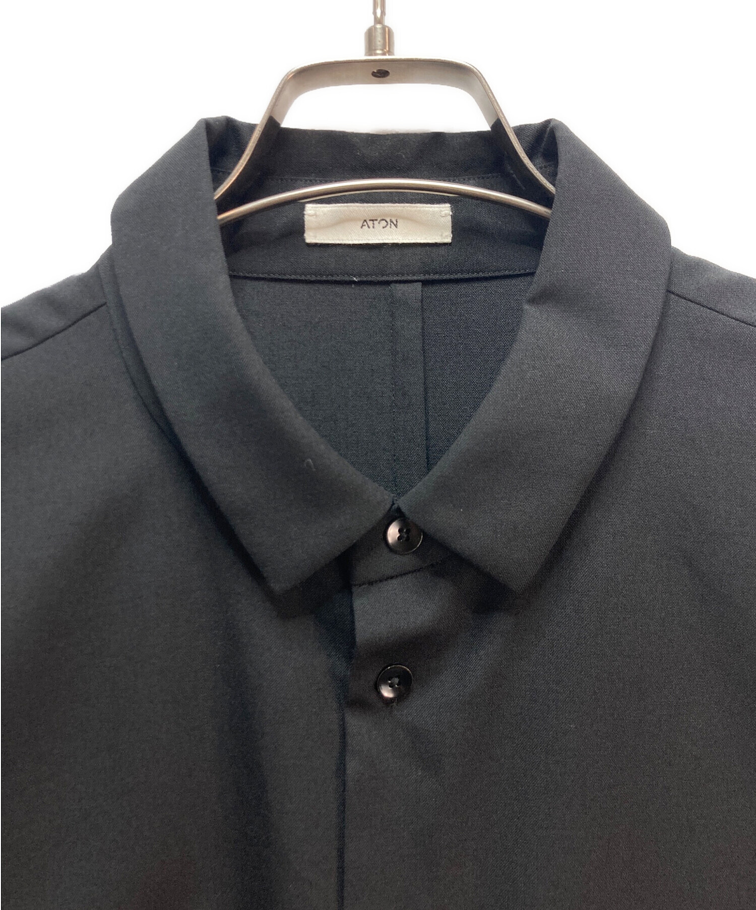 中古・古着通販】ATON (エイトン) WOOL TROPICAL STANDARD SHIRT