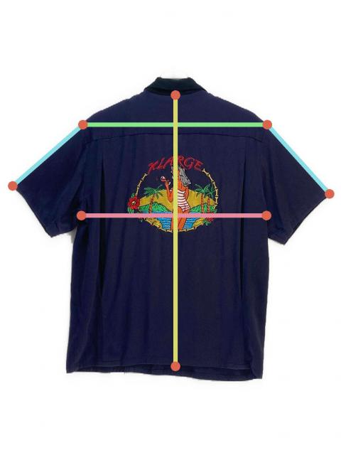 中古・古着通販】X-LARGE (エクストララージ) X-LARGE 刺繍シャツ