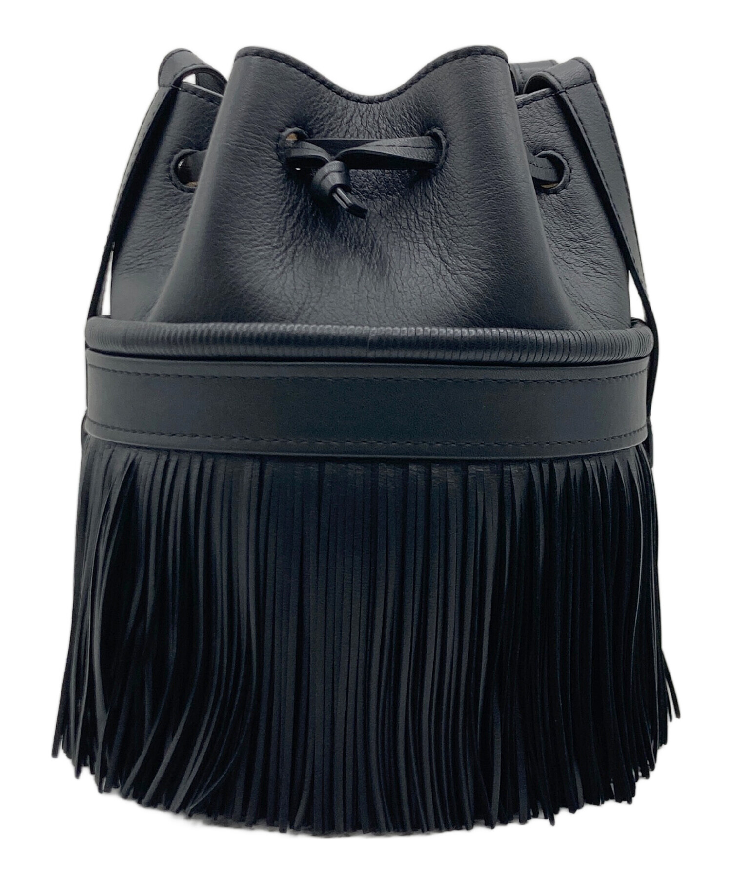 美品 J&M DAVIDSON レザー バケット 巾着 ショルダー ハンドバッグ 中古・古着通販】J&M DAVIDSON (ジェイ＆エム デヴィッドソン) 巾着