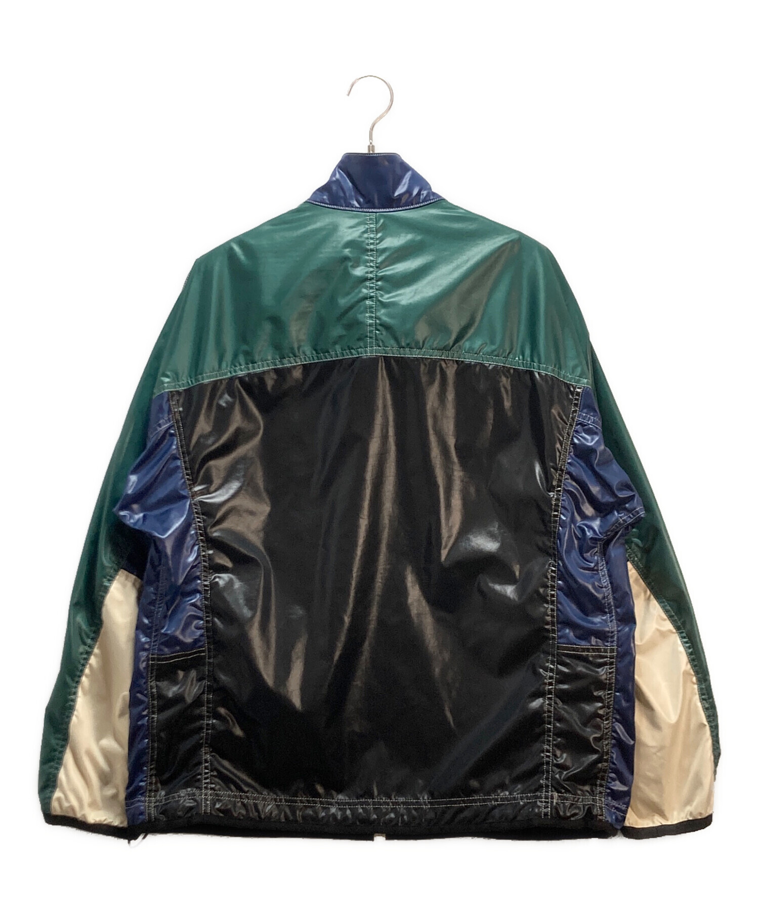【希少】ジュンヤワタナベコムデギャルソン 総柄グラフィックブルゾン ネイビー 中古・古着通販】JUNYA WATANABE COMME des GARCONS ((ジュンヤ