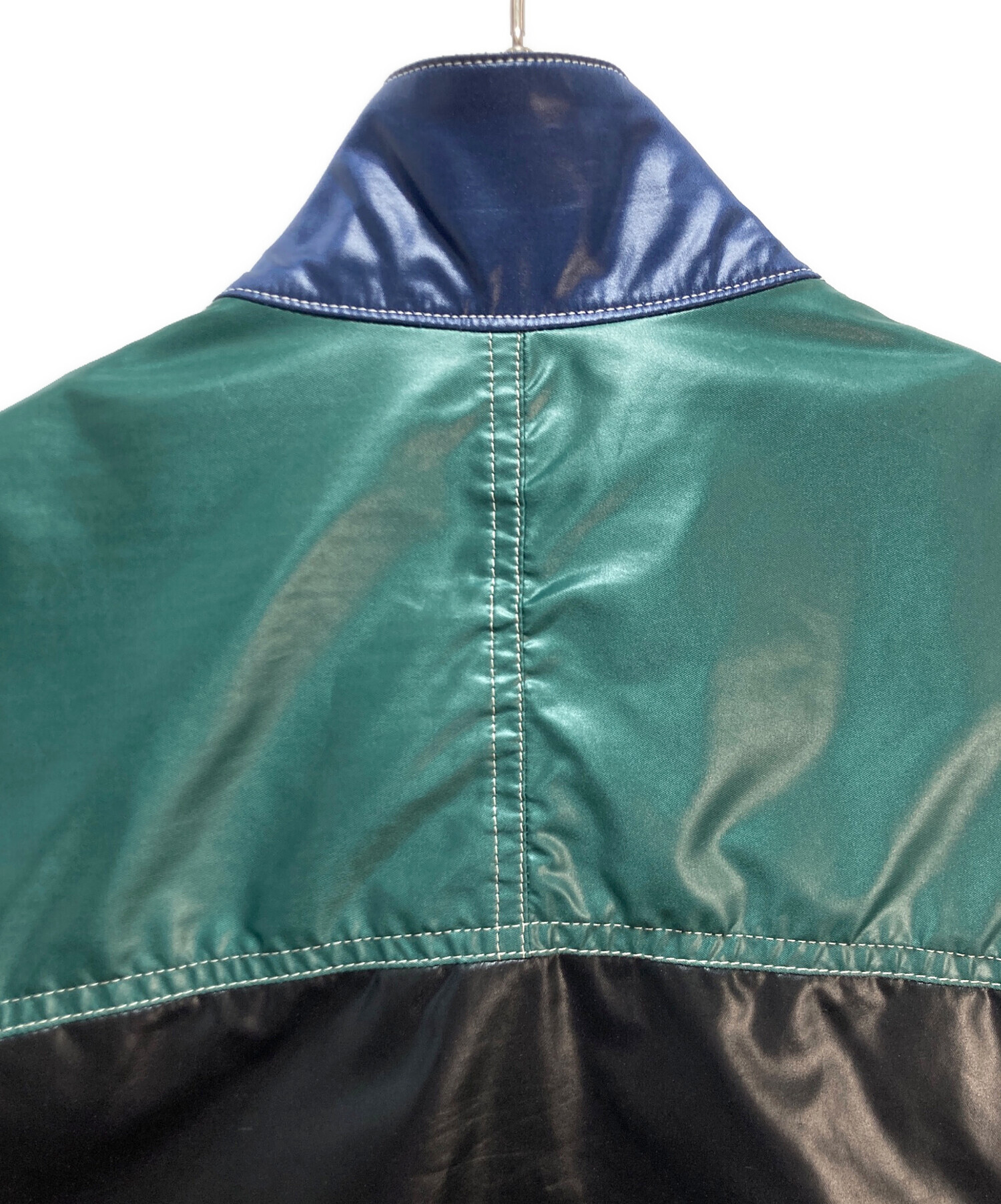 【希少】ジュンヤワタナベコムデギャルソン 総柄グラフィックブルゾン ネイビー 中古・古着通販】JUNYA WATANABE COMME des GARCONS ((ジュンヤ