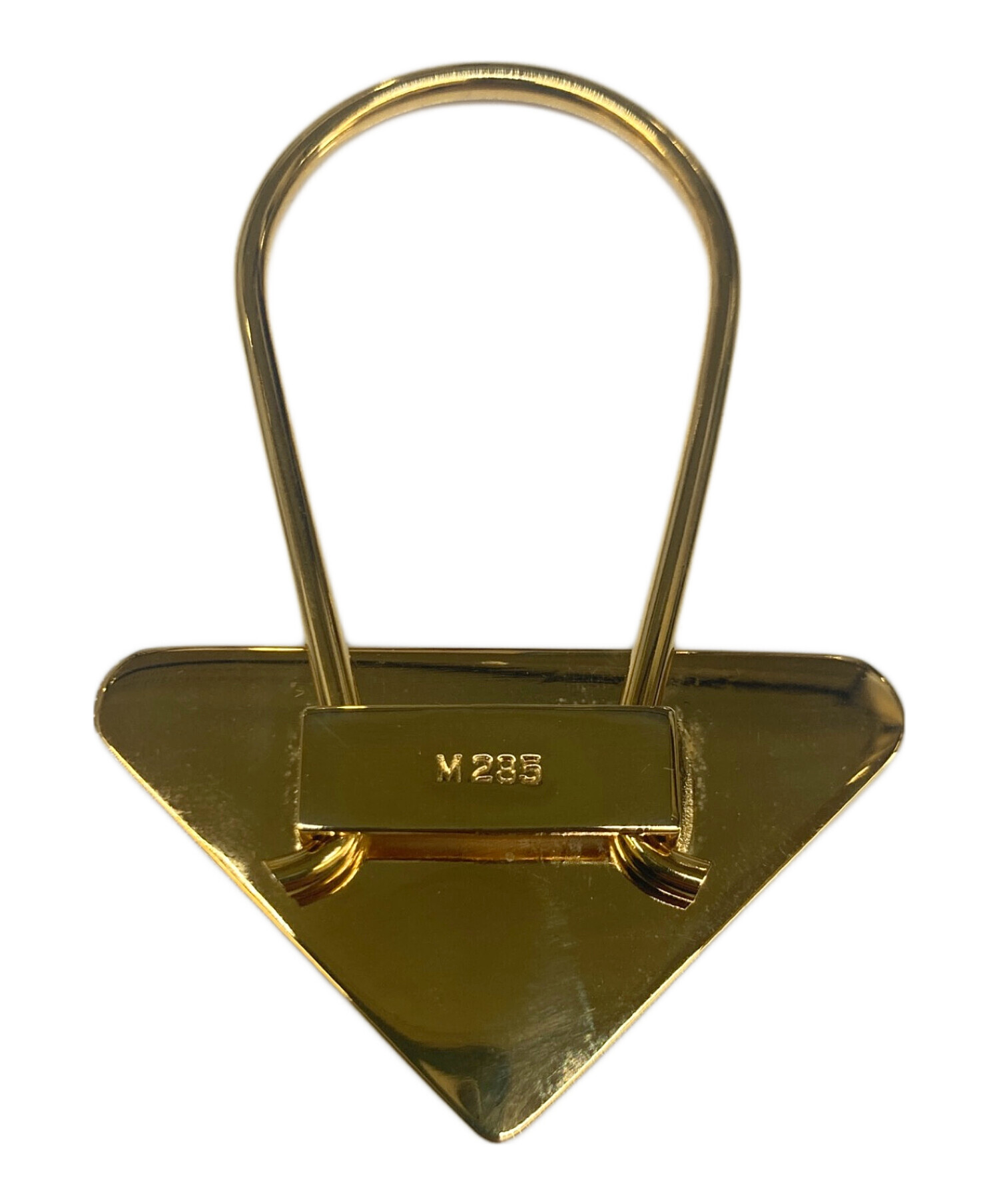 中古・古着通販】PRADA (プラダ) キーリング ゴールド×カーキ