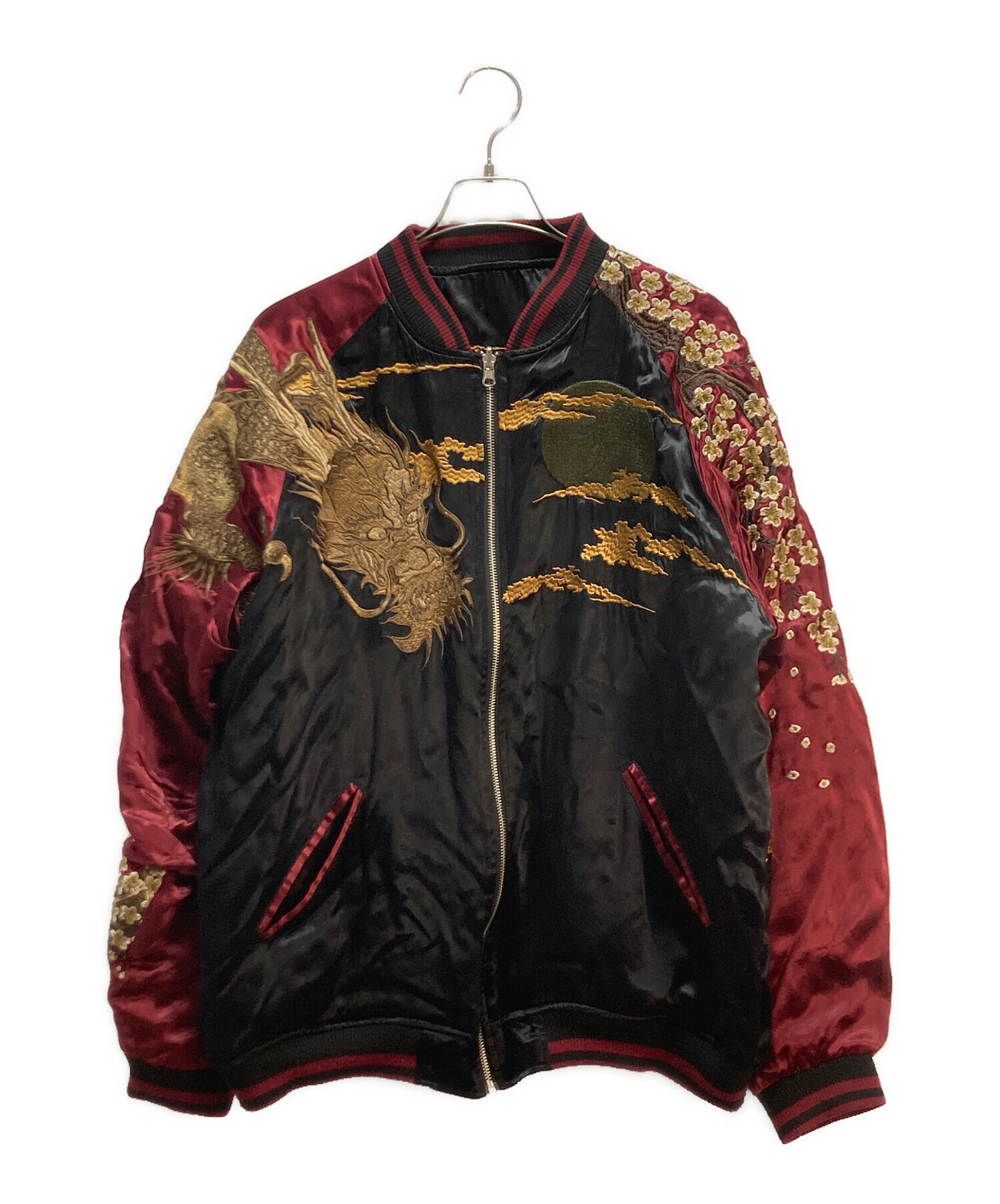 candra様ご予約品　　 絡繰魂　スカジャン 中古・古着通販】絡繰魂 (カラクリダマシイ) 和柄 総刺繍 スカジャン