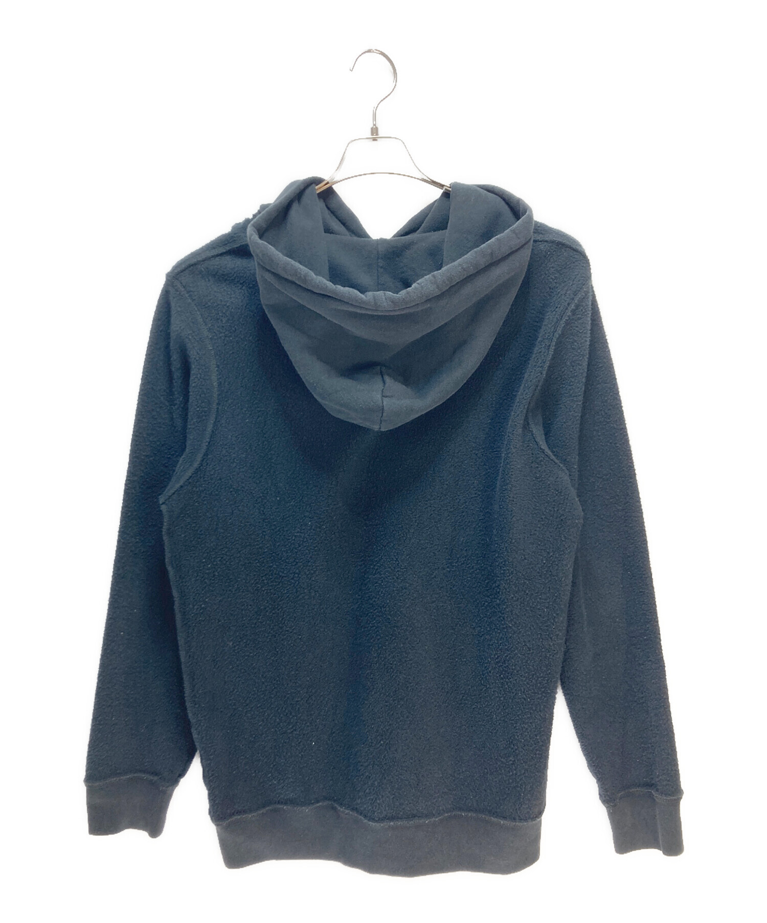 中古・古着通販】stussy (ステューシー) フリースパーカー ブラック 