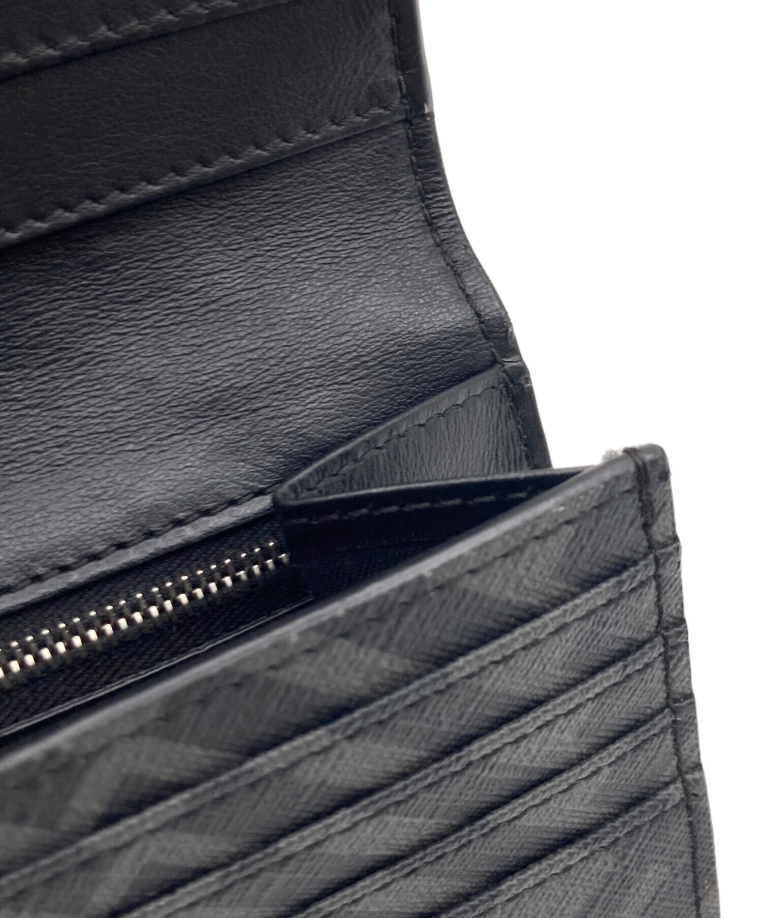 中古・古着通販】FENDI (フェンディ) FENDI 長財布 グレー×ブラック