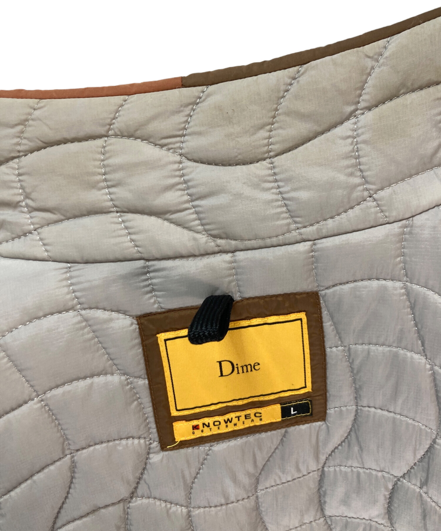 中古・古着通販】Dime (ダイム) Dime KNOWTEC 中綿ジャケット ブラウン 