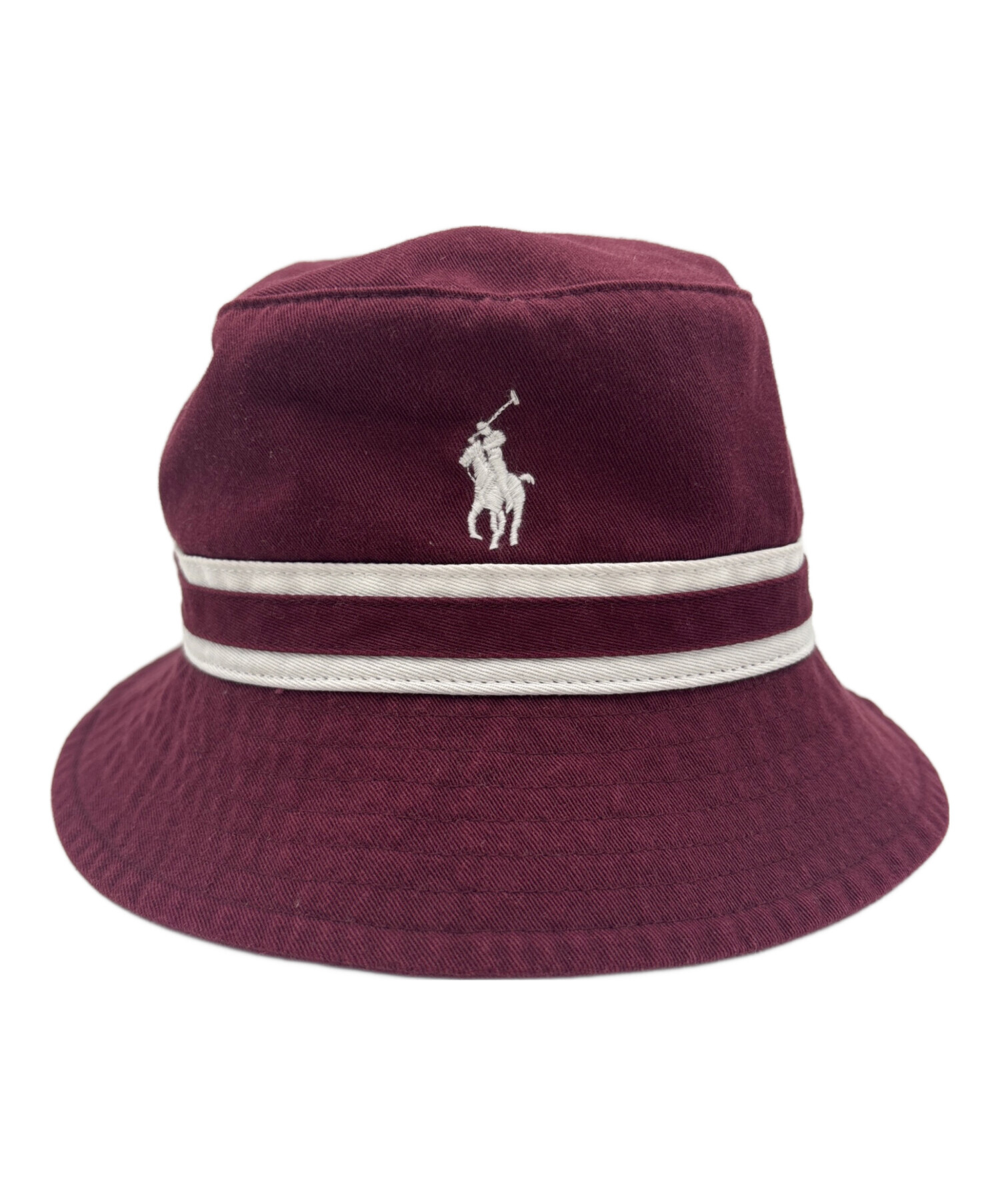 完売品 ラルフローレン バケットハット L/XL クレスト ワインレッド 中古・古着通販】POLO RALPH LAUREN (ポロ・ラルフローレン) POLO