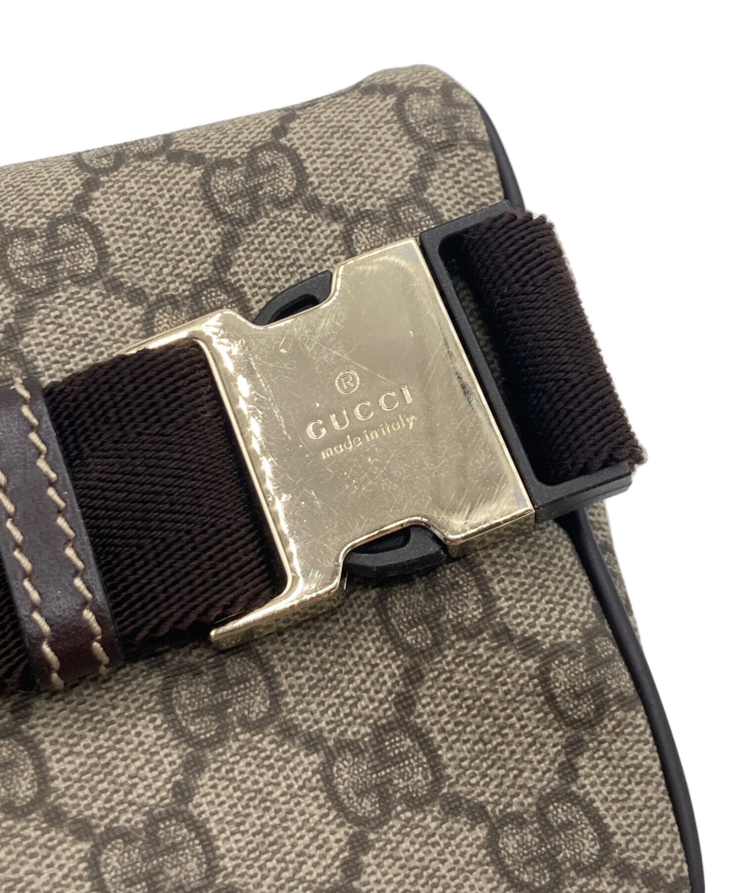 中古・古着通販】GUCCI (グッチ) GUCCI GGスプリーム ボディバッグ
