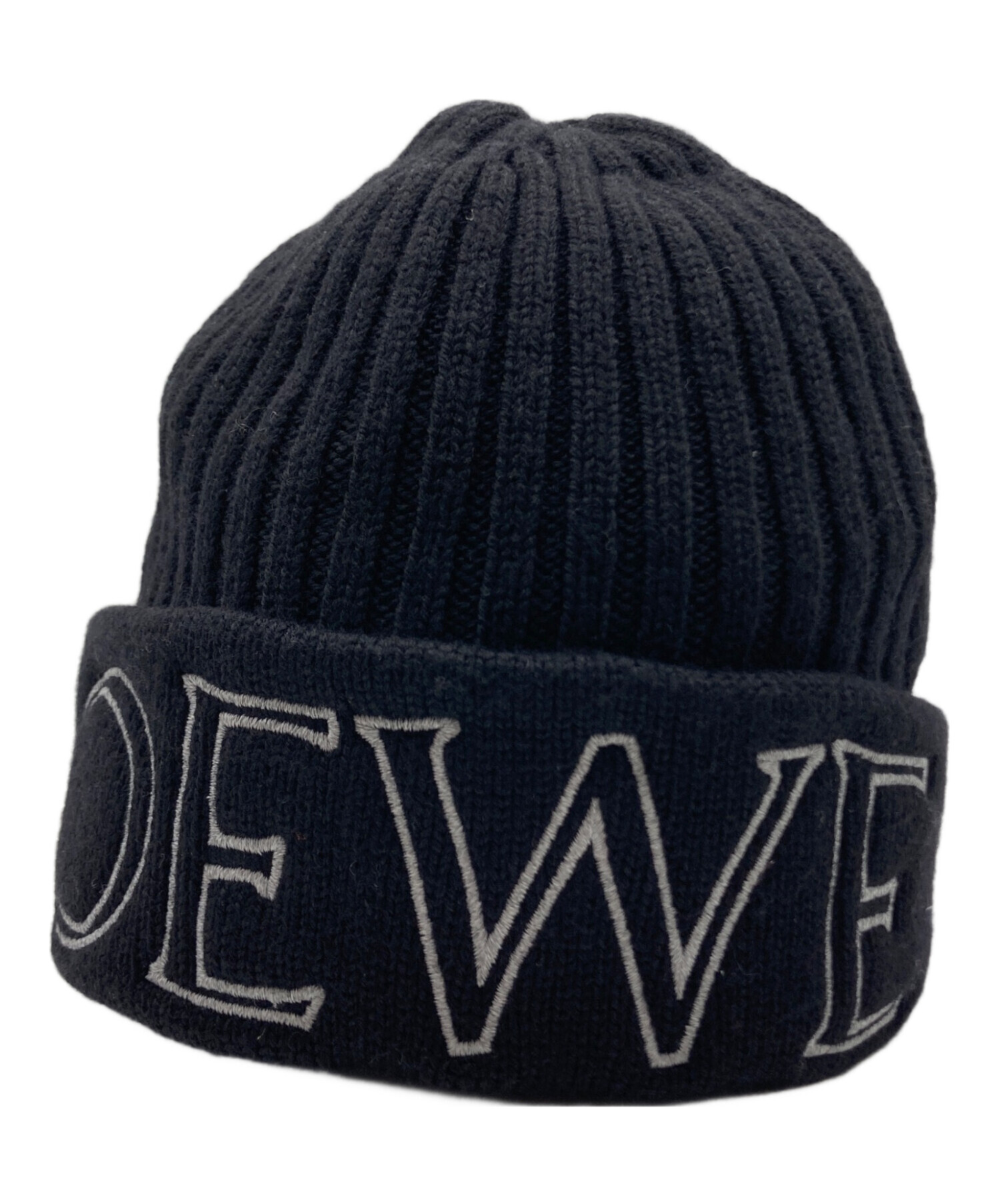 中古・古着通販】LOEWE (ロエベ) LOEWE（ロエベ）ビーニー ブラック 