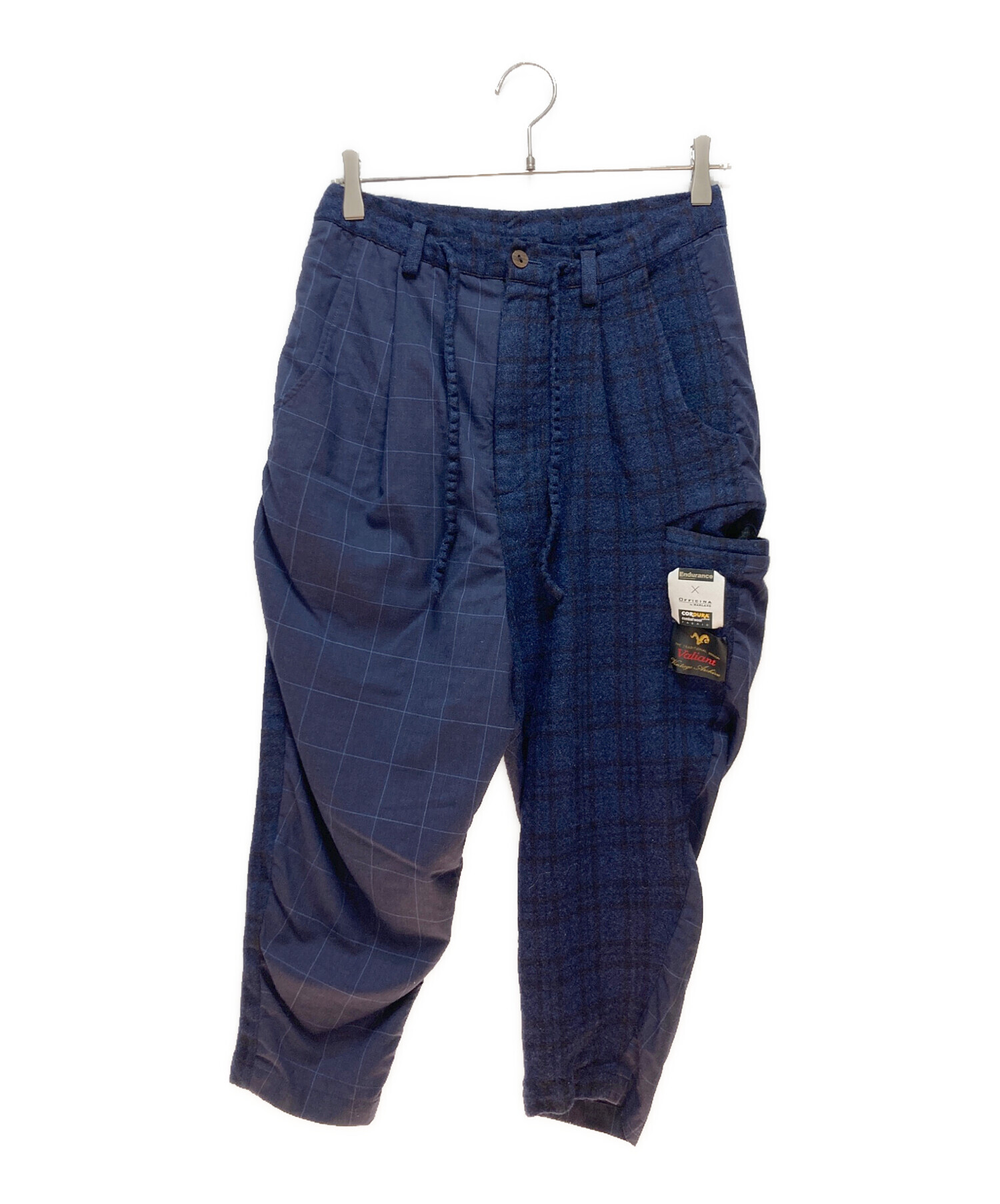 stof　ストフ　サルエルパンツ　ベッドサイドドラマ 中古・古着通販】stof (ストフ) ツータックサルエルパンツ ネイビー