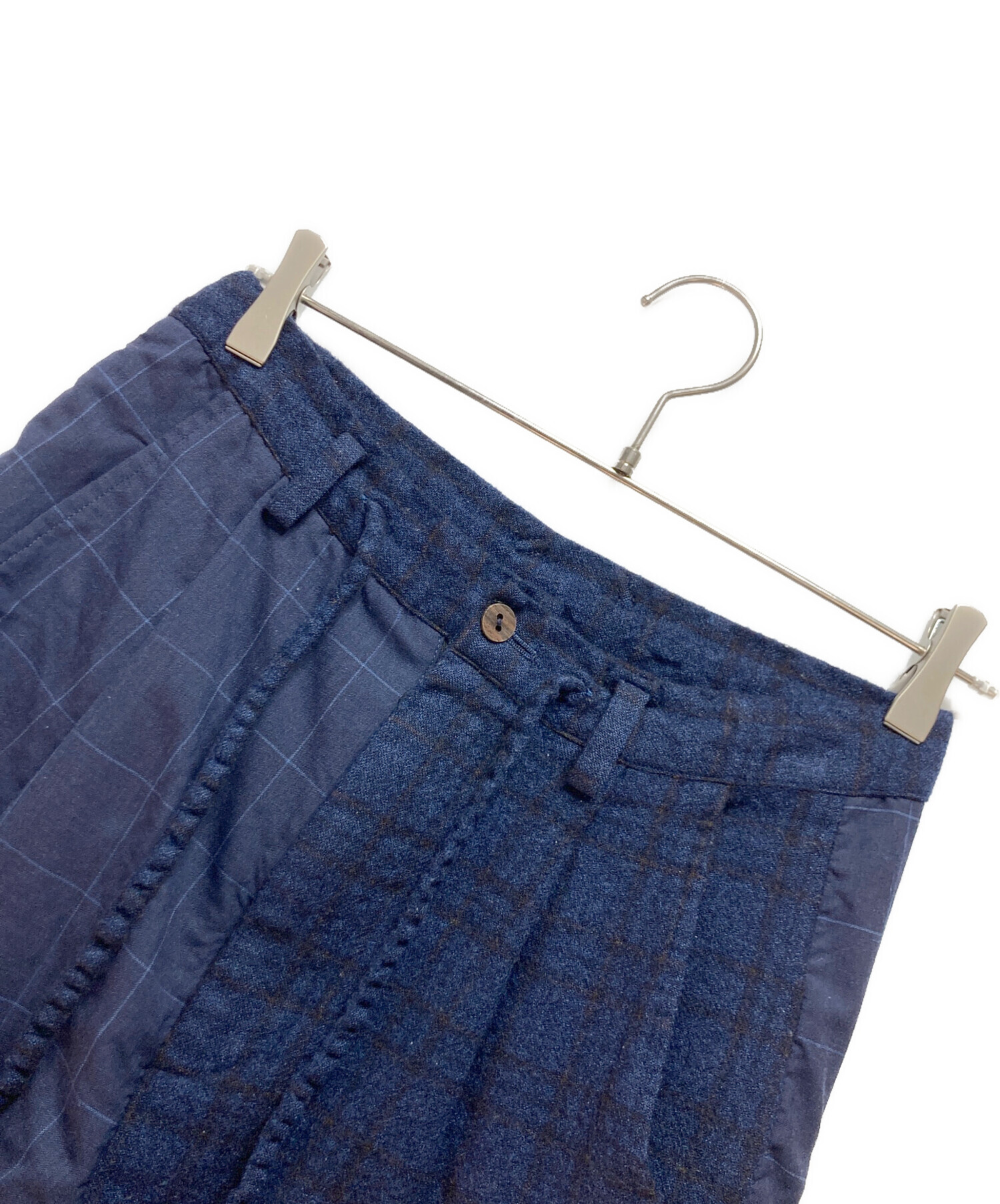 stof　ストフ　サルエルパンツ　ベッドサイドドラマ 中古・古着通販】stof (ストフ) ツータックサルエルパンツ ネイビー