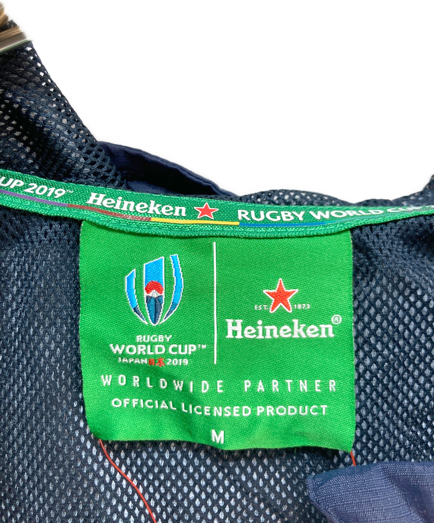 未使用 ハイネケン Heineken 薄手ナイロンスタジャン グリーン 日本製 