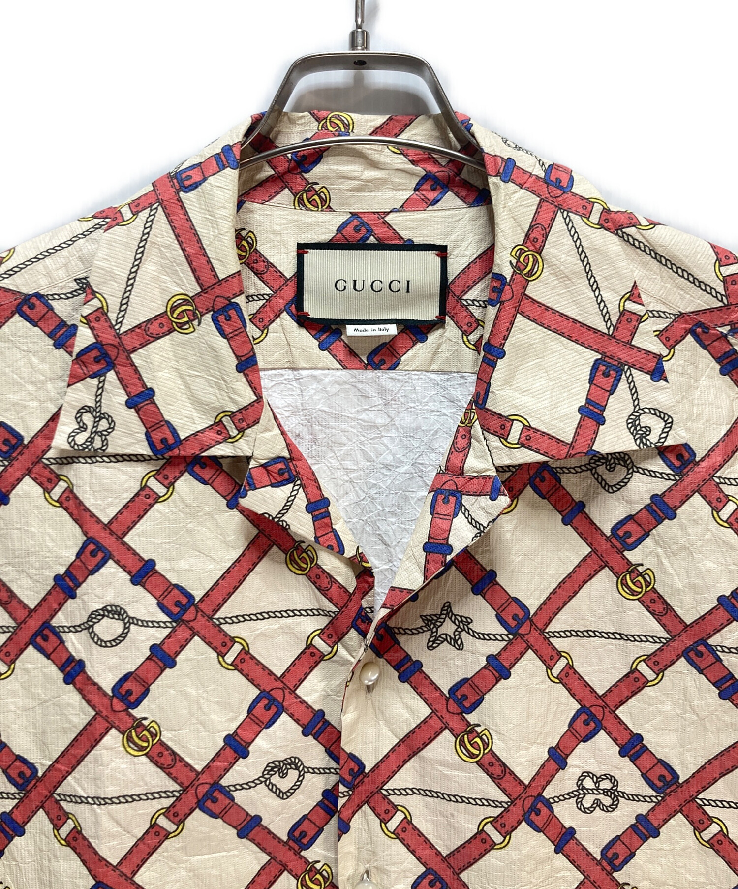 中古・古着通販】GUCCI (グッチ) GUCCI ペーパーエフェクトベルト