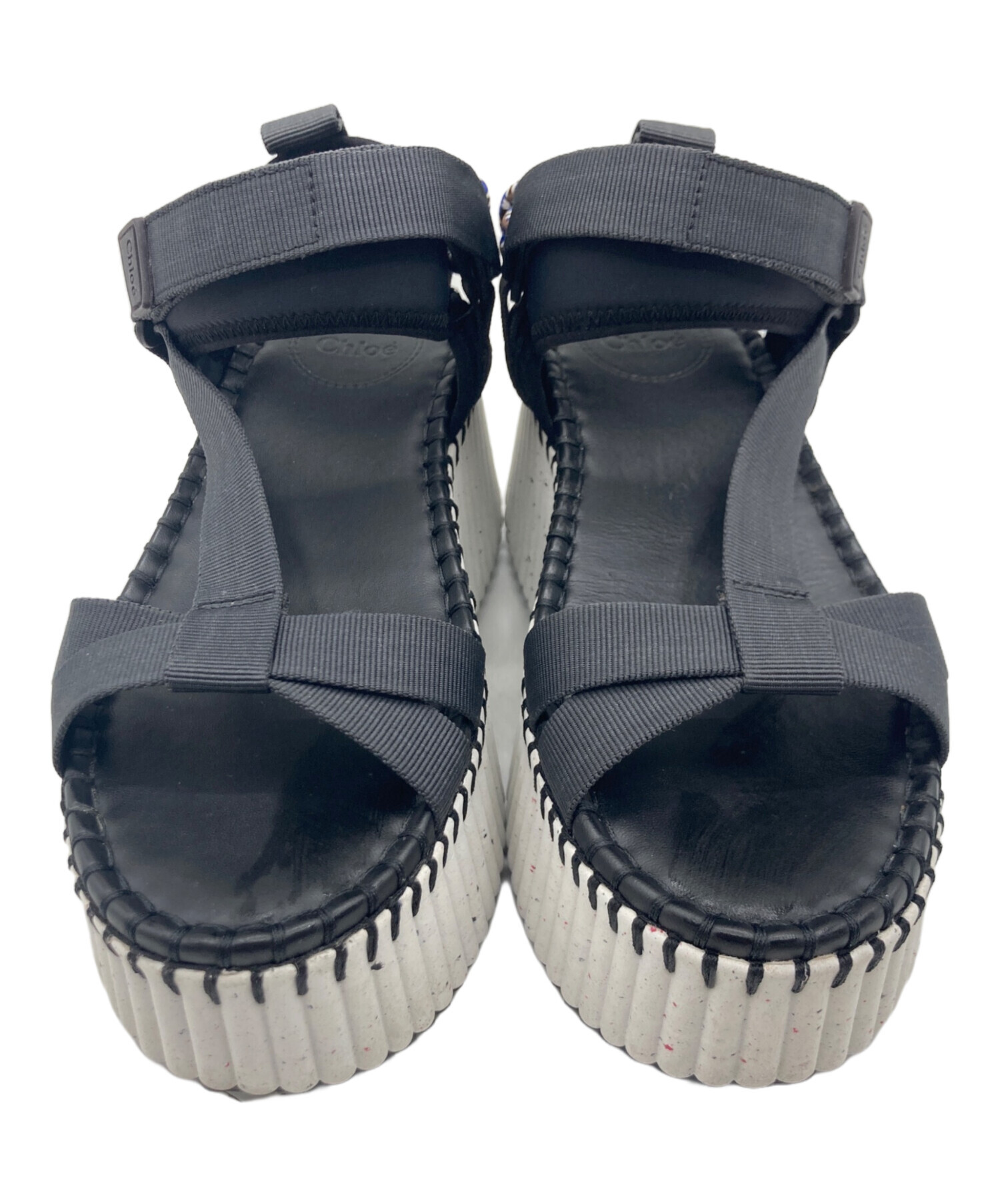 中古・古着通販】Chloe (クロエ) Chloe Nama ウェッジサンダル