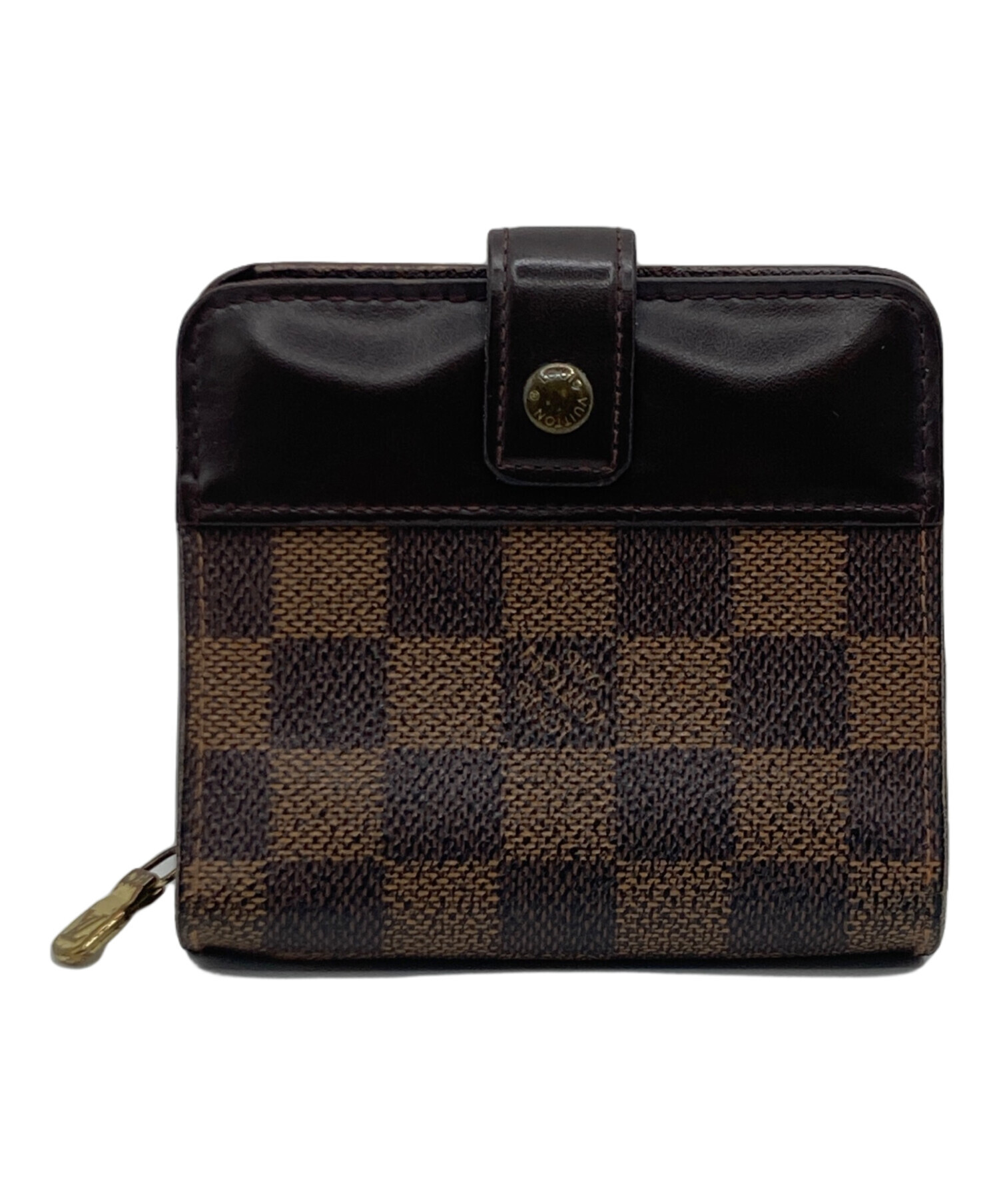 ルイヴィトン　ダミエ　コンパクトジップ　折り財布　ヴィンテージ 中古・古着通販】LOUIS VUITTON (ルイ ヴィトン) LOUIS VUITTON