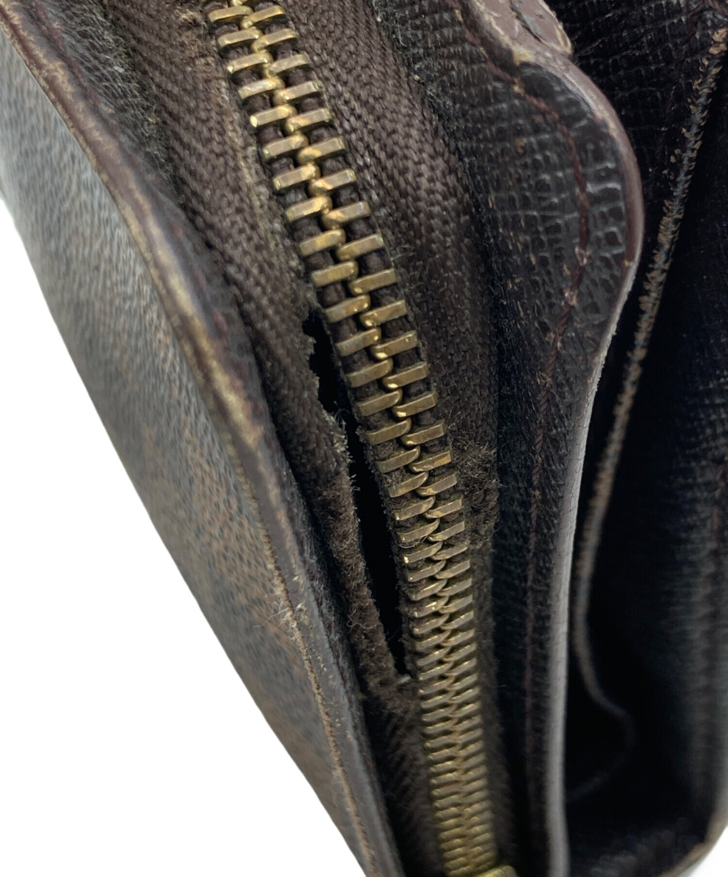 美品☆LOUIS VUITTON ルイヴィトン　ダミエ　レザーファスナー送料無料 中古・古着通販】LOUIS VUITTON (ルイ ヴィトン) LOUIS VUITTON