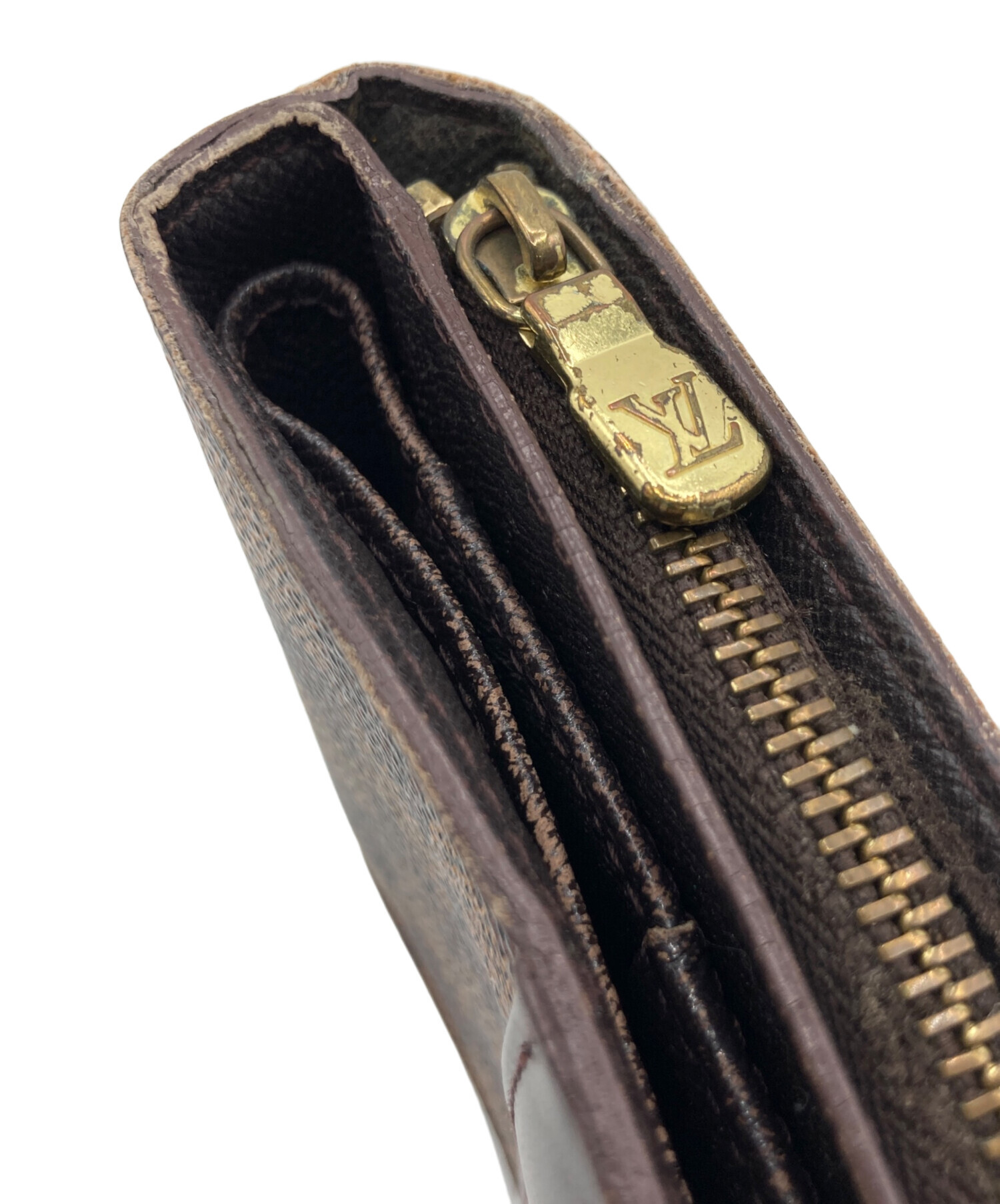 希少！新規未入荷！正規品保証付きルイヴィトン ダミエ コンパクトジップ 中古・古着通販】LOUIS VUITTON (ルイ ヴィトン) LOUIS VUITTON