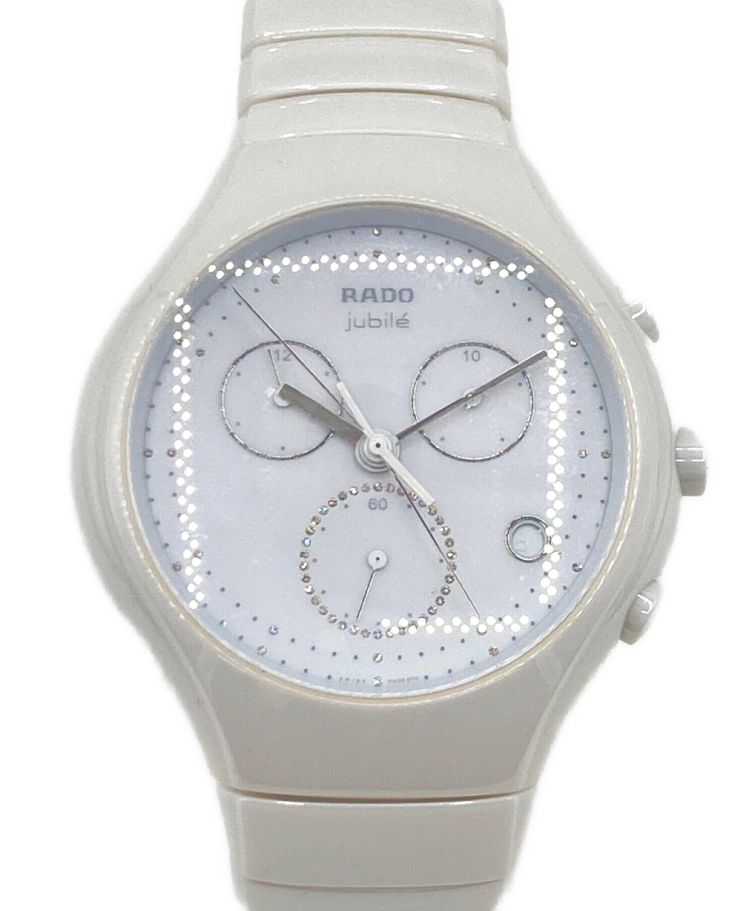 中古・古着通販】RADO (ラドー) ダイヤスター クロノグラフ ホワイト