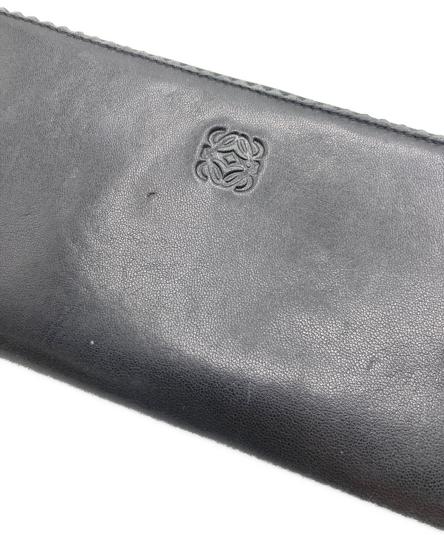 【美品•レア】LOEWE バロッコアルテサーノ長財布 ブラック アナグラム 美品•レア】LOEWE バロッコアルテサーノ長財布 ブラック アナグラム
